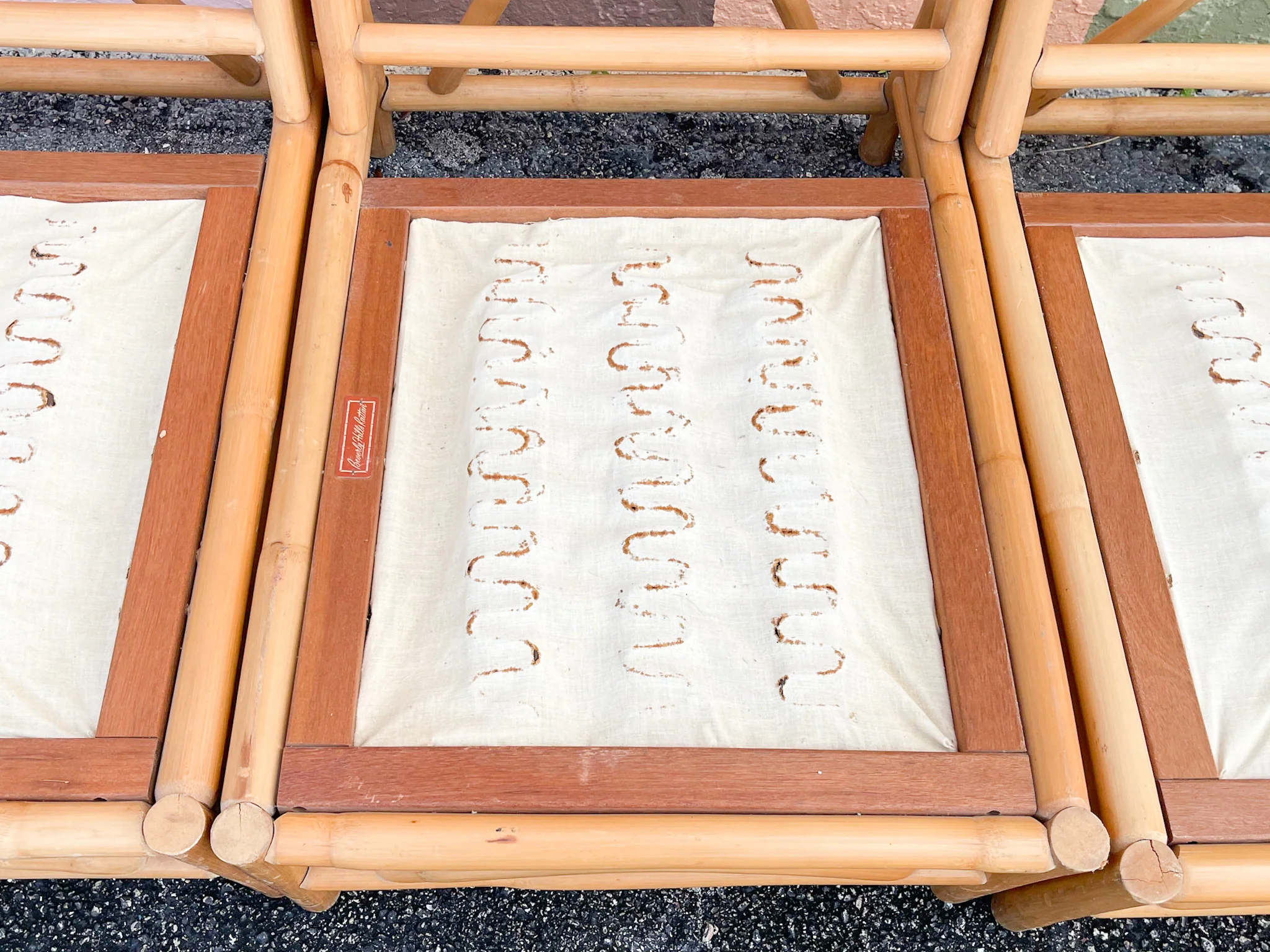 Old Florida Rattan Sofa - Image 10