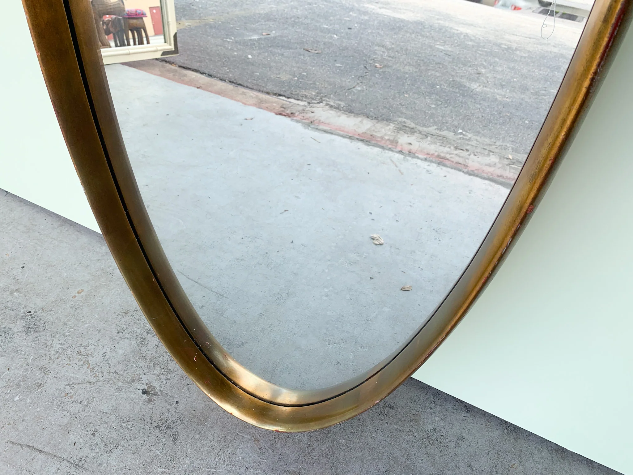 Oval Gold Mirror - Image 3
