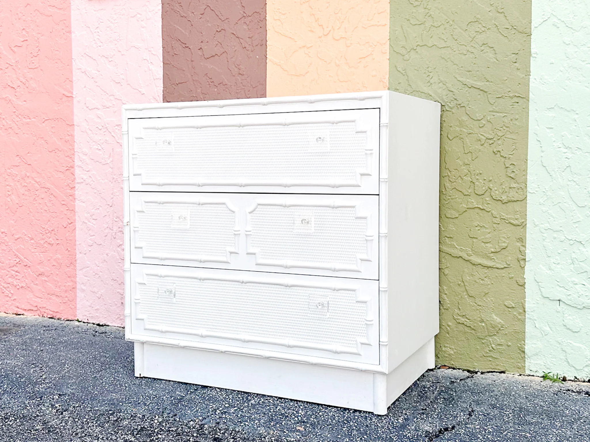 Oversized Omega Chest with Lucite Handles - Image 3