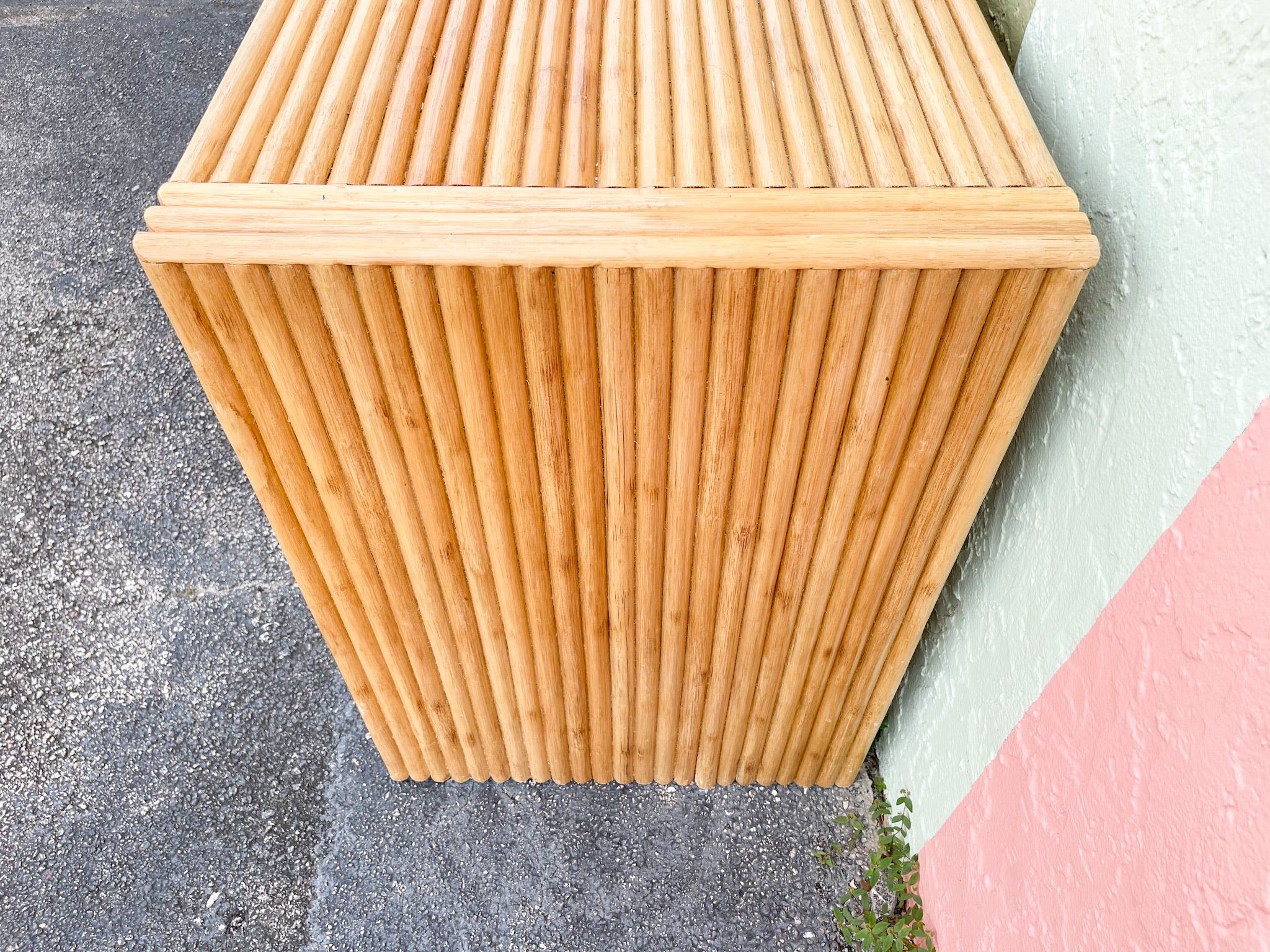 Oversized Split Bamboo Nightstand - Image 5