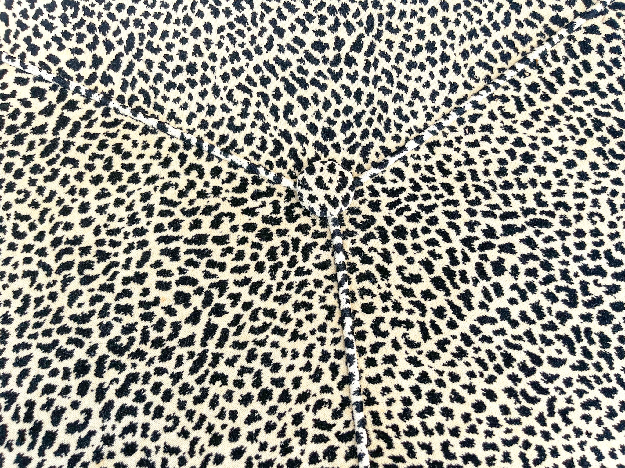 Oversized Cheetah Ottoman on Casters - Image 5