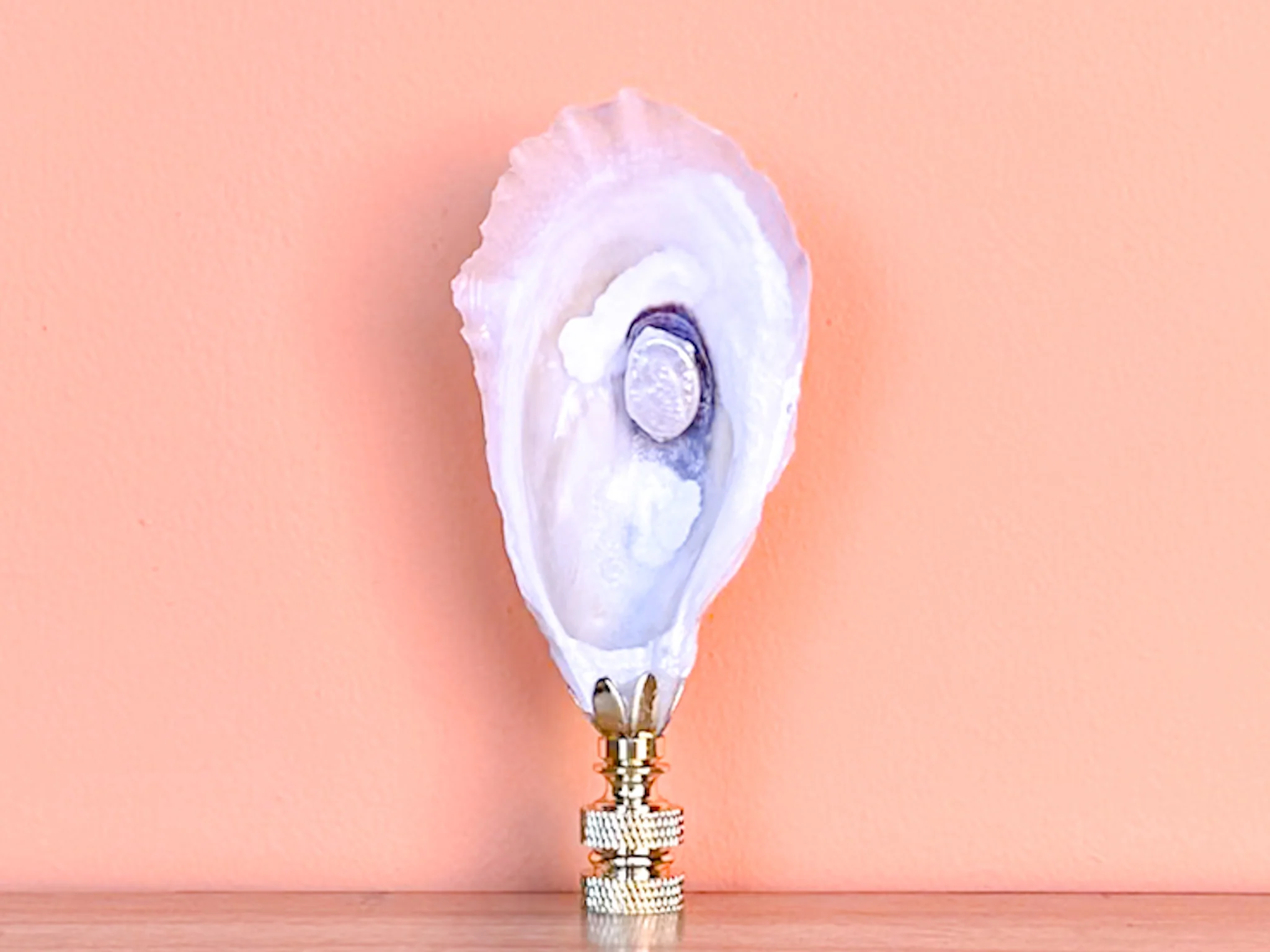 Oyster and Pearl Finial