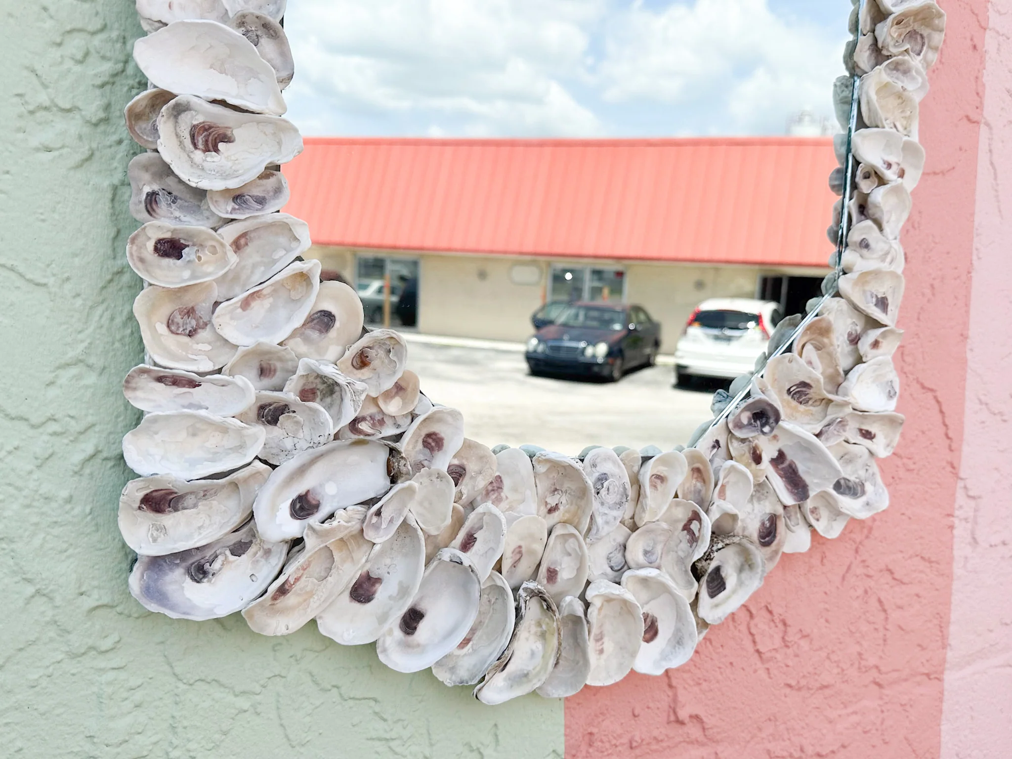 Oyster Shell Mirror - Image 6