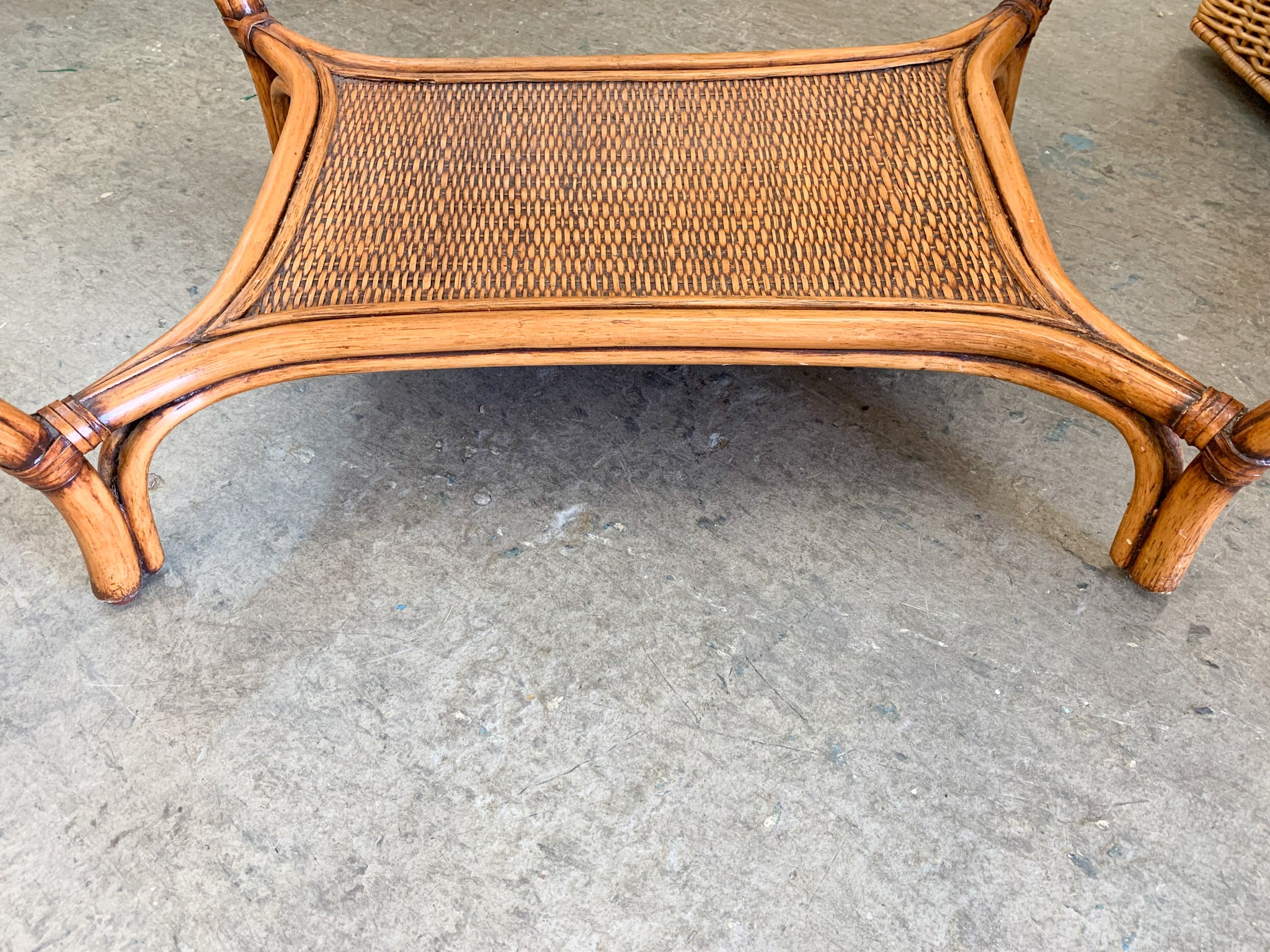 Pair of Rattan Side Tables - Image 5