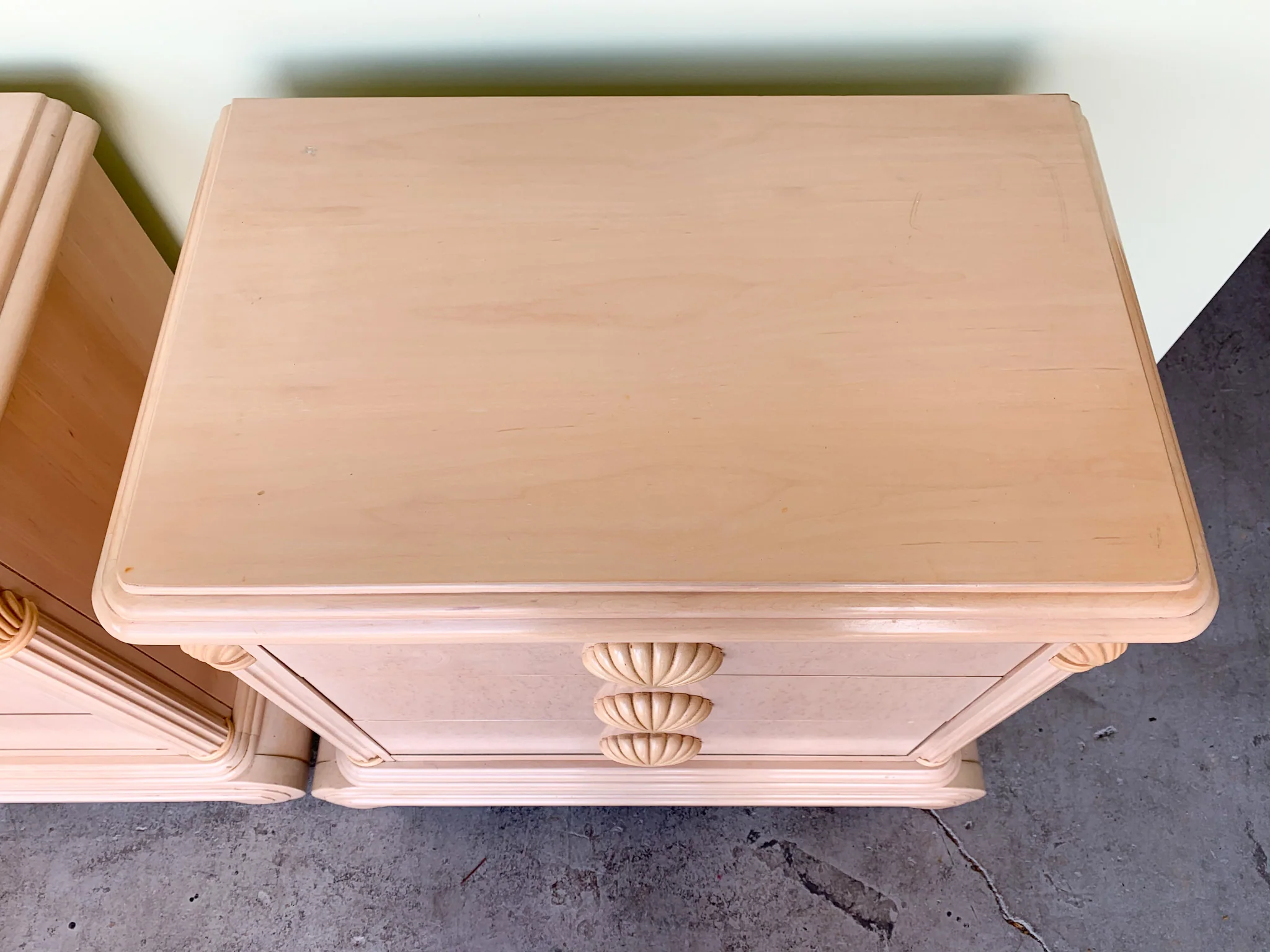 Art Deco Chic Shell Night Stands - Image 5
