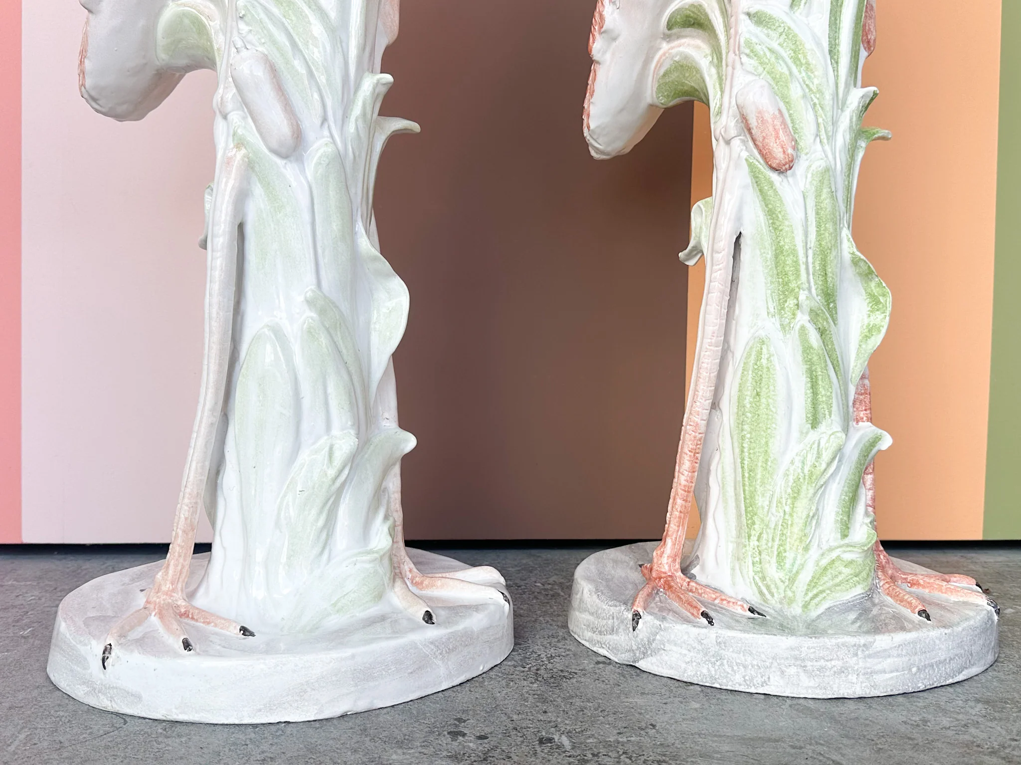 Pair of Huge Ceramic Herons - Image 10