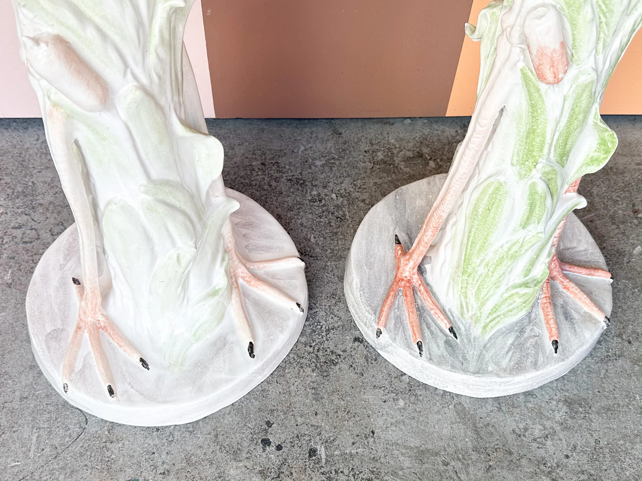 Pair of Huge Ceramic Herons - Image 13