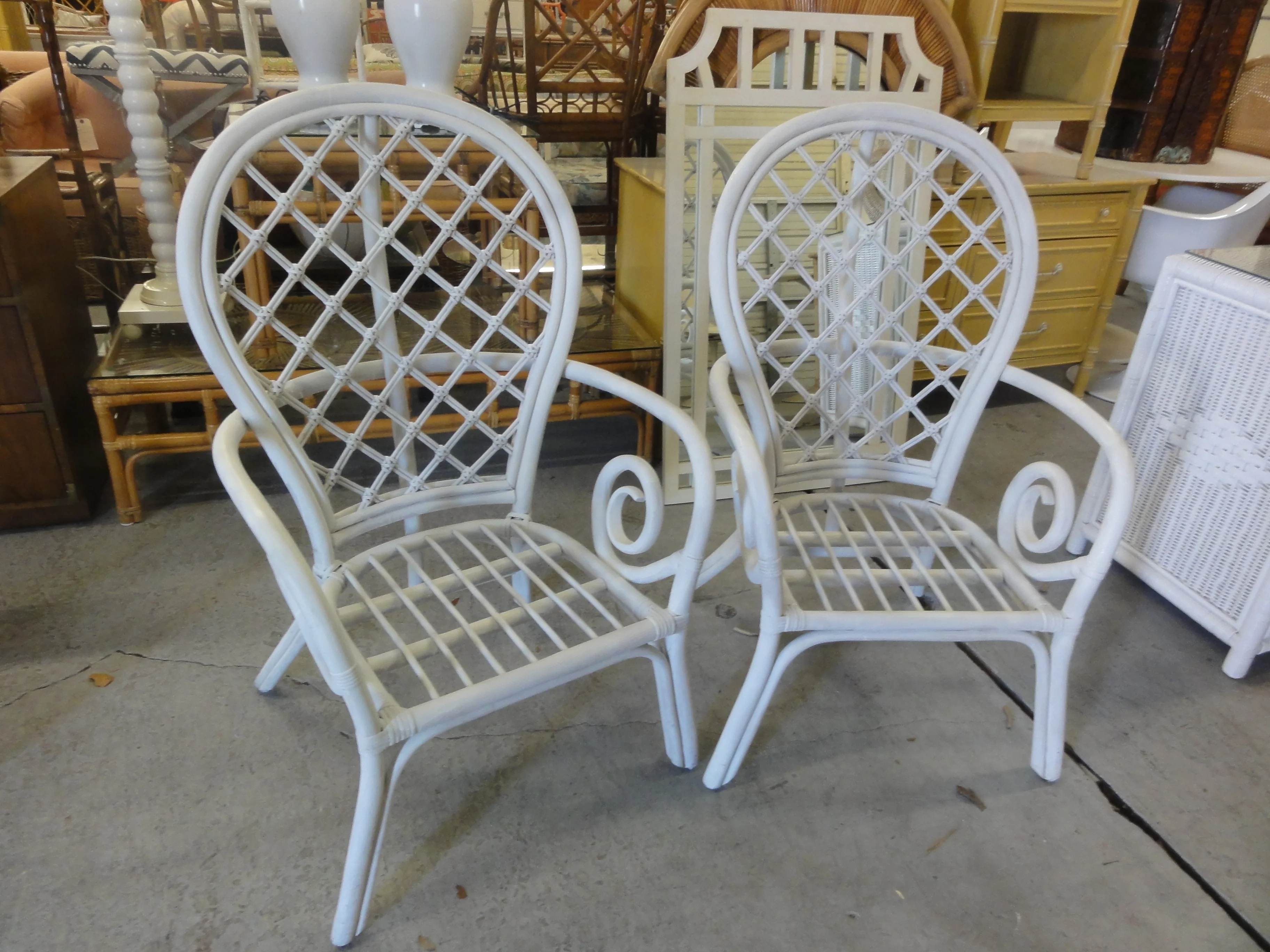 Pair of Balloon Back Chairs - Image 2