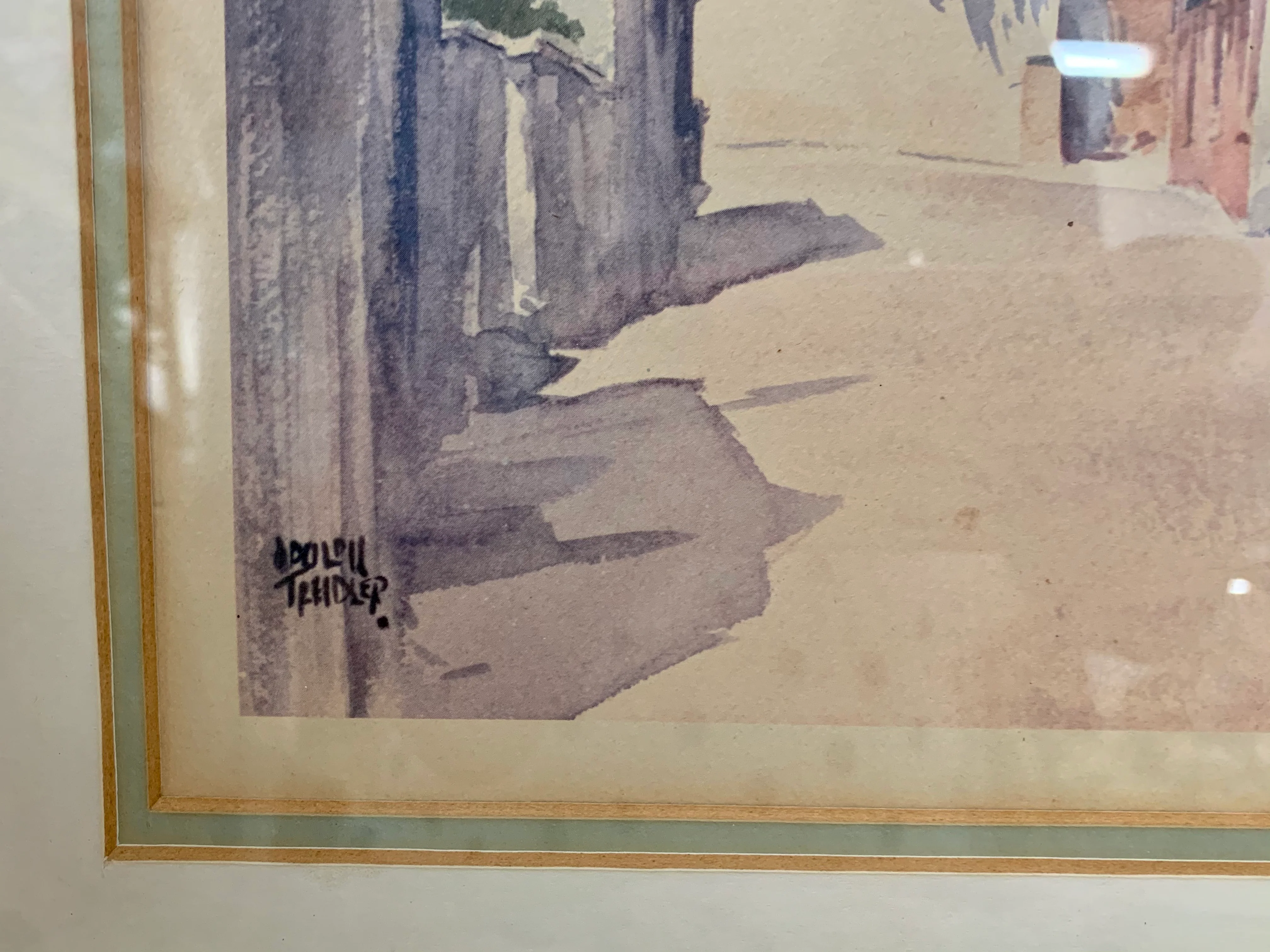 Pair of Bermuda Watercolor Prints - Image 4