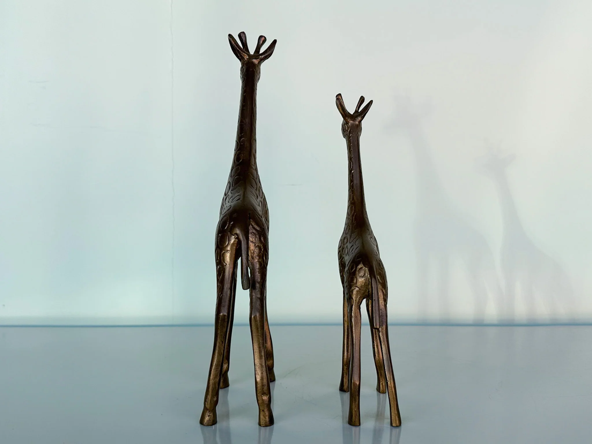 Pair of Petite Brass Giraffes - Image 5