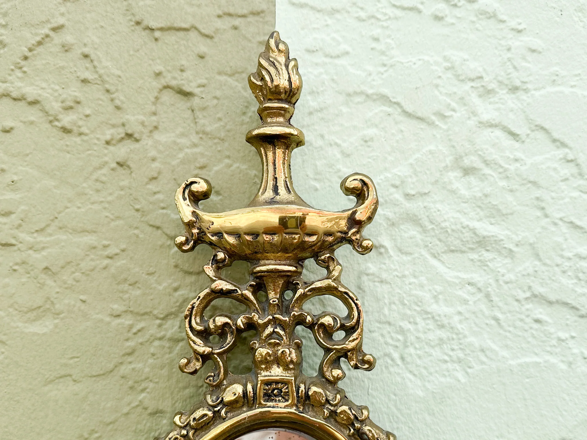 Pair of Brass Mirrored Wall Sconces - Image 7