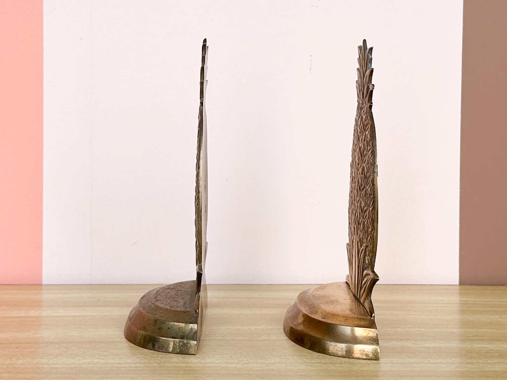 Pair of Brass Pineapple Bookends - Image 3