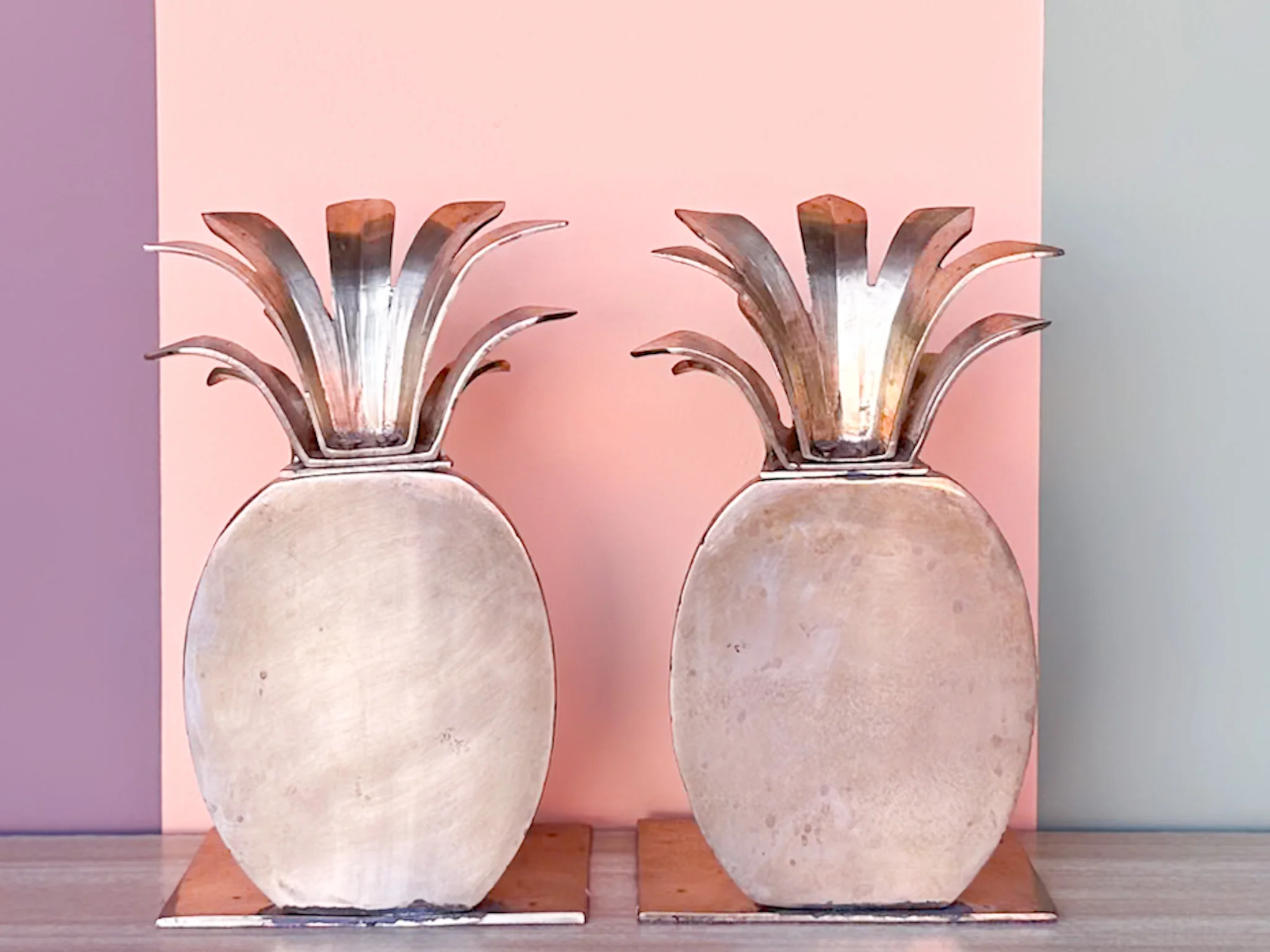 Pair of Brass Pineapple Bookends - Image 6