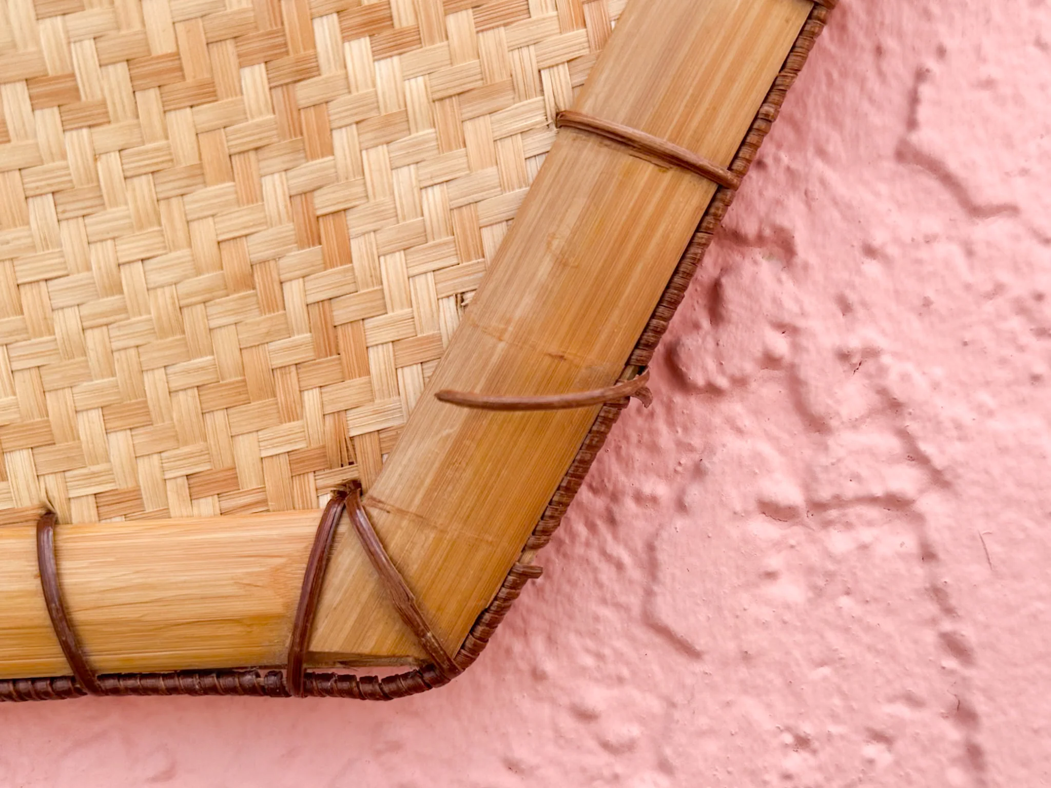 Pair of Cane and Rattan Hats - Image 6