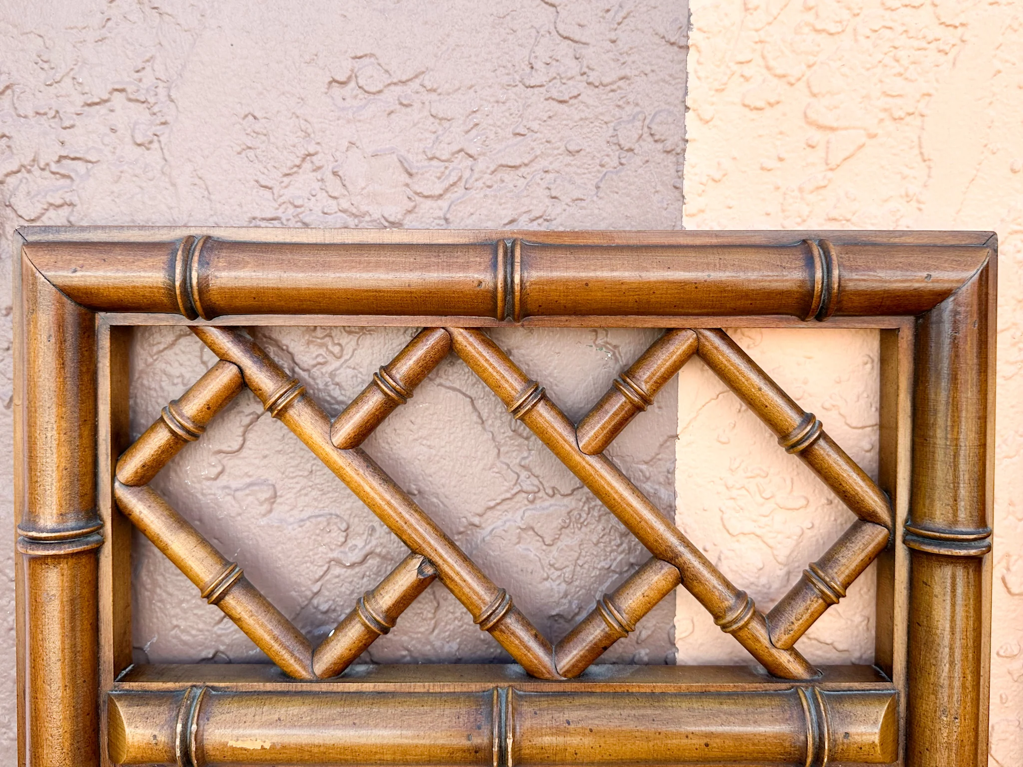Pair of Faux Bamboo Chippendale Mirrors - Image 8