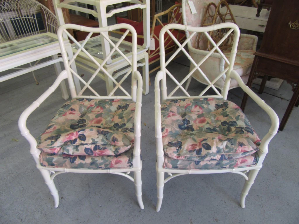 Pair of Chippendale Sweetheart Chairs - Image 2