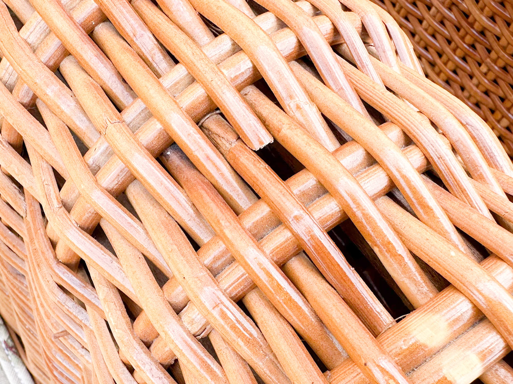 Pair of Coastal Rattan Lounge Chairs - Image 13