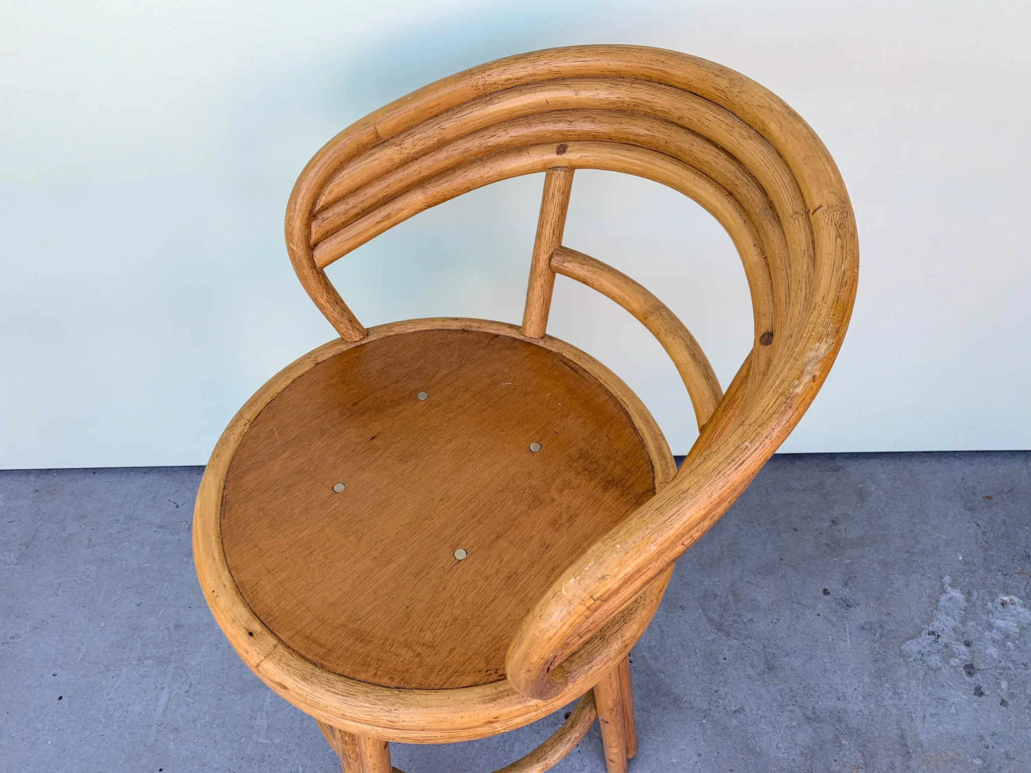 Pair of Cute Coastal Bar Stools - Image 4