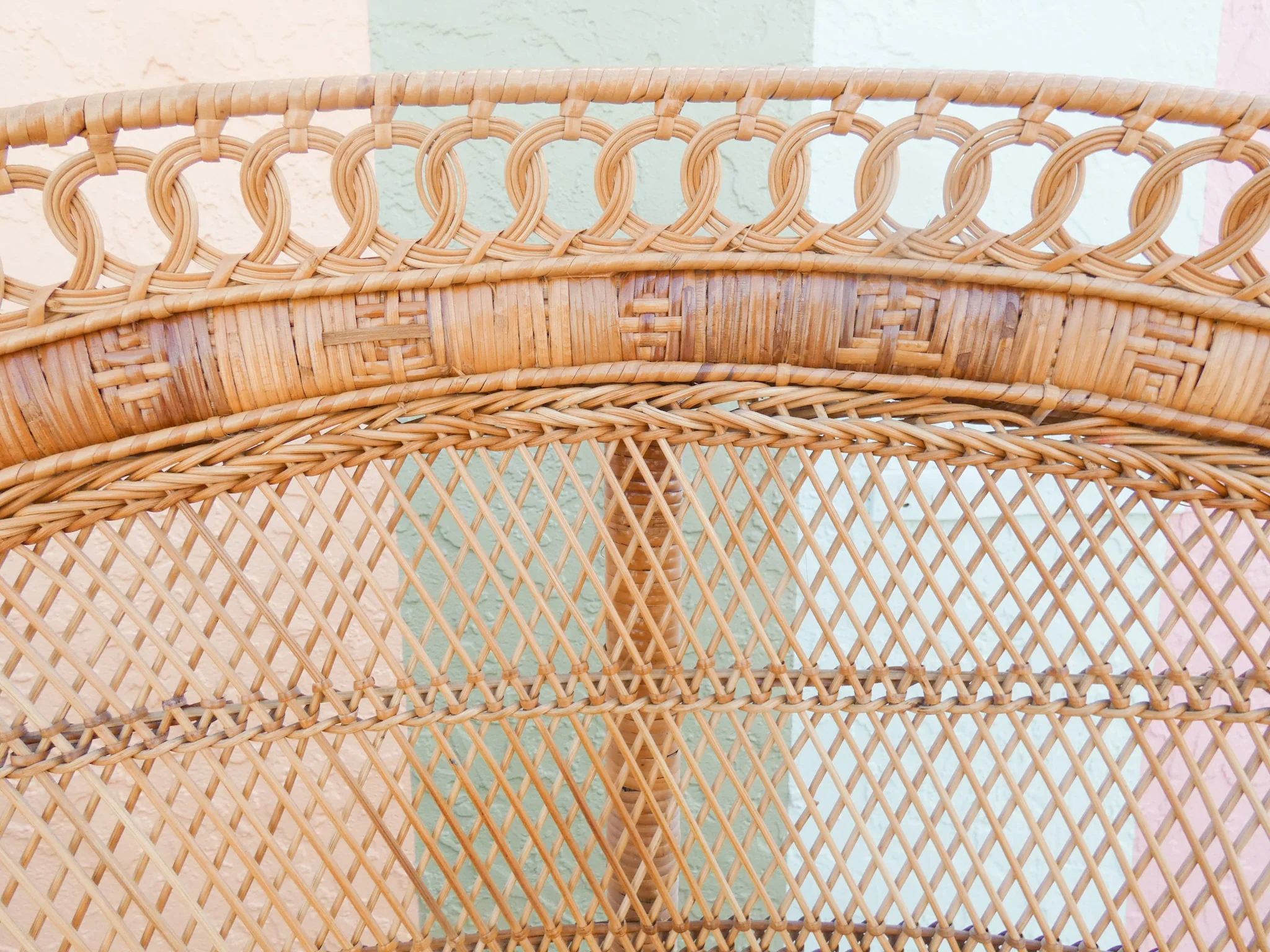 Pair of Fab Natural Peacock Chairs - Image 17