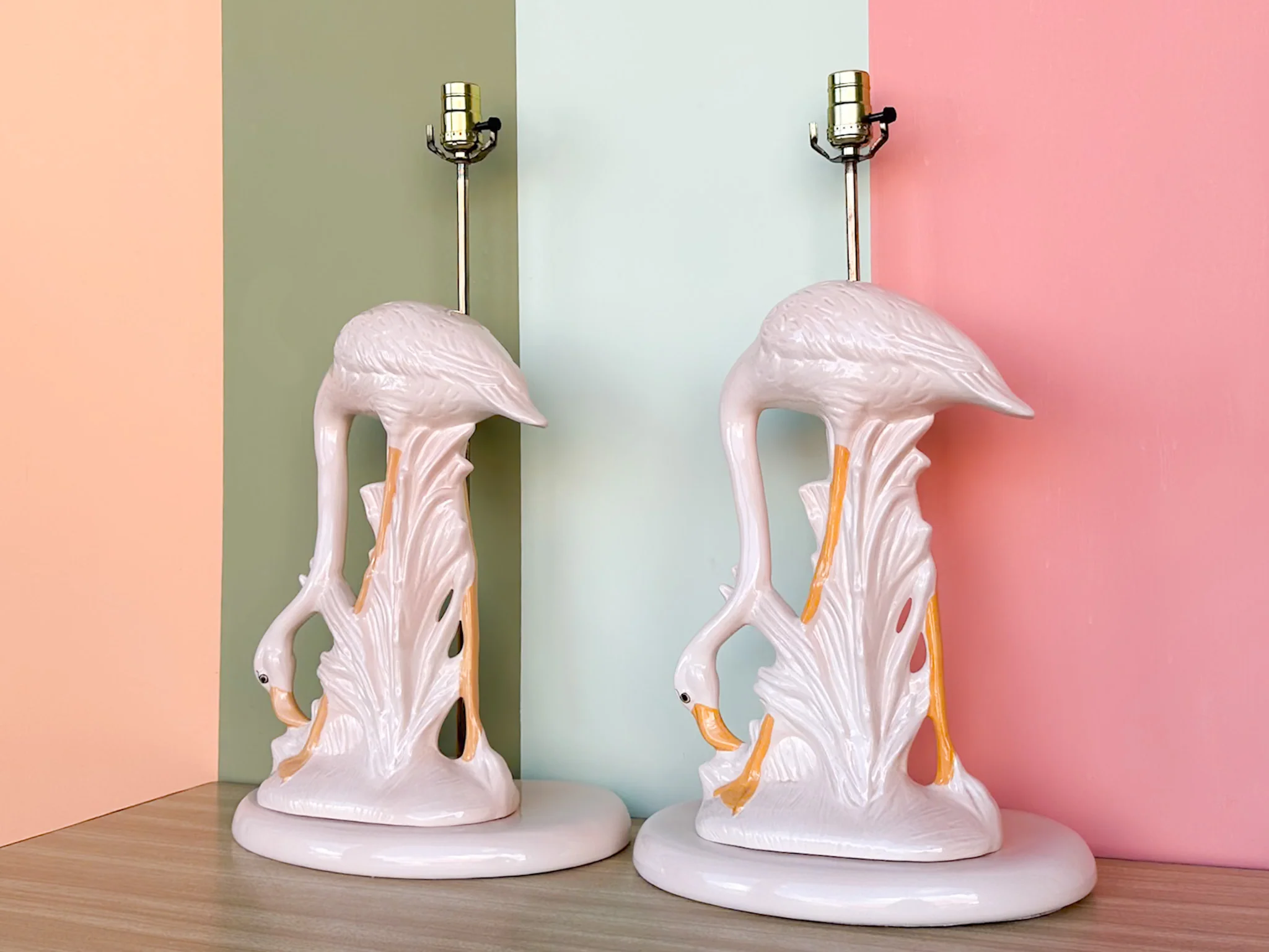 Pair of Fab Pink Flamingo Lamps - Image 3