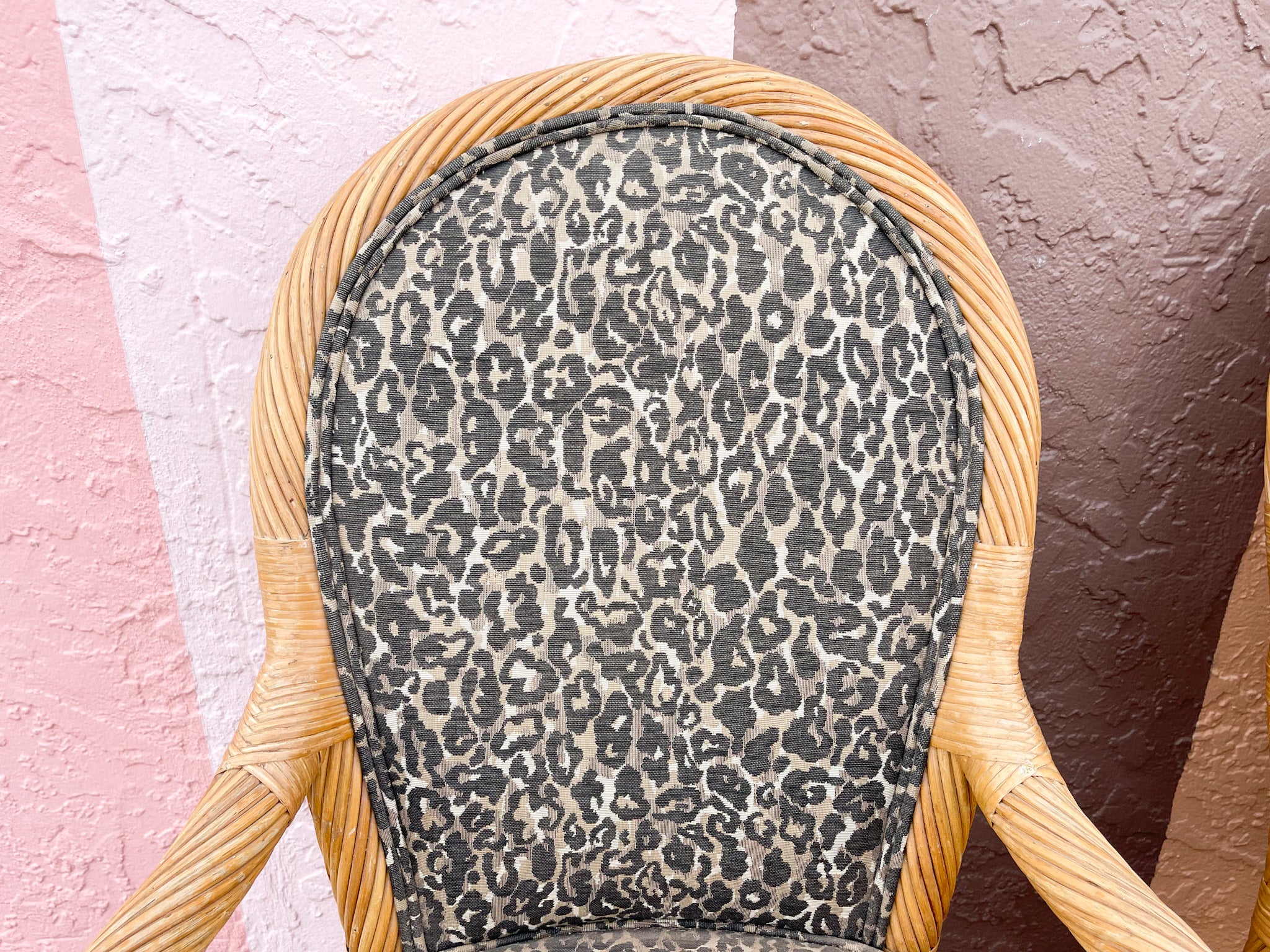 Pair of Fierce Twisted Rattan Arm Chairs - Image 5