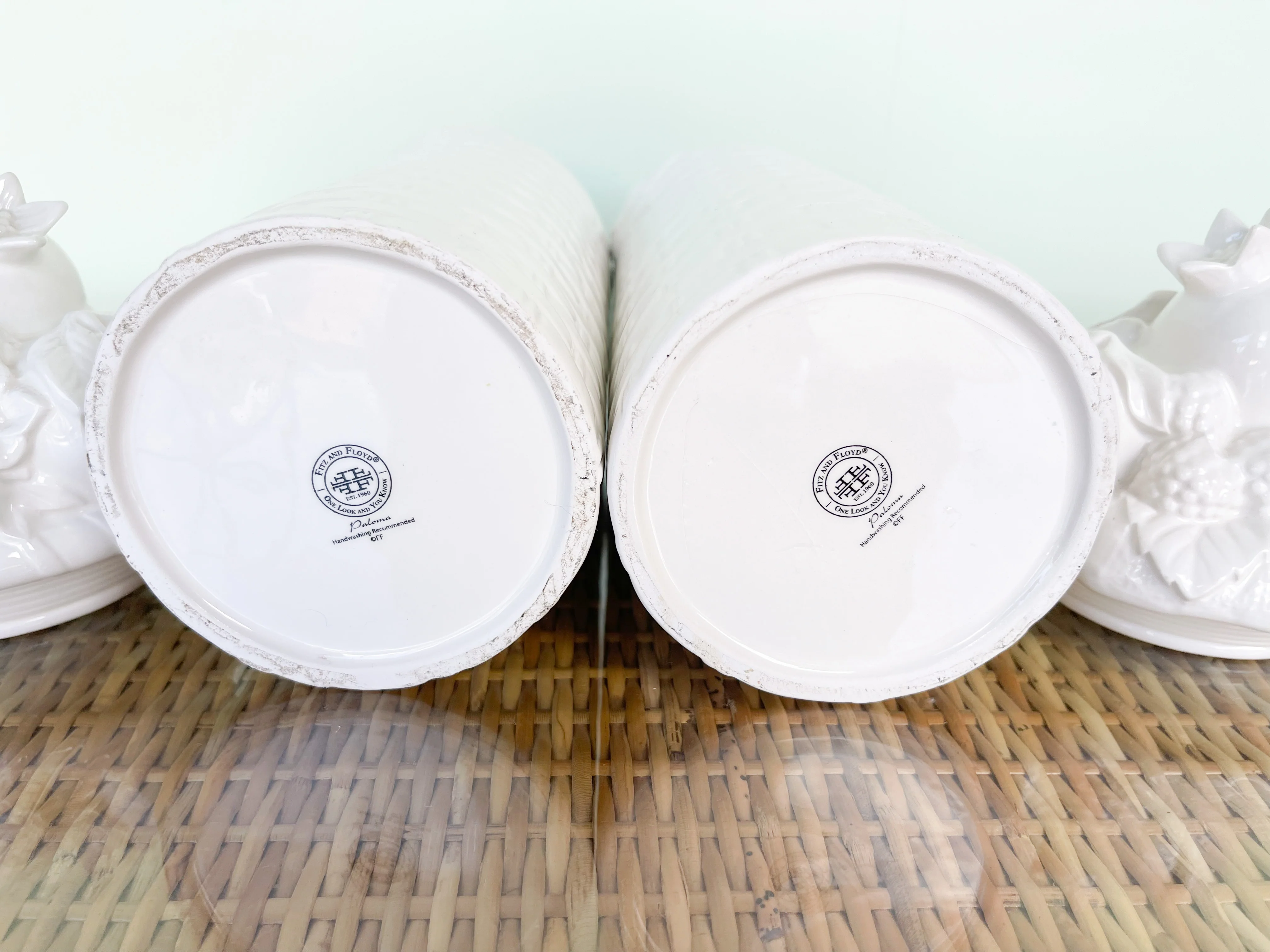 Pair of Fitz and Floyd Canisters - Image 2