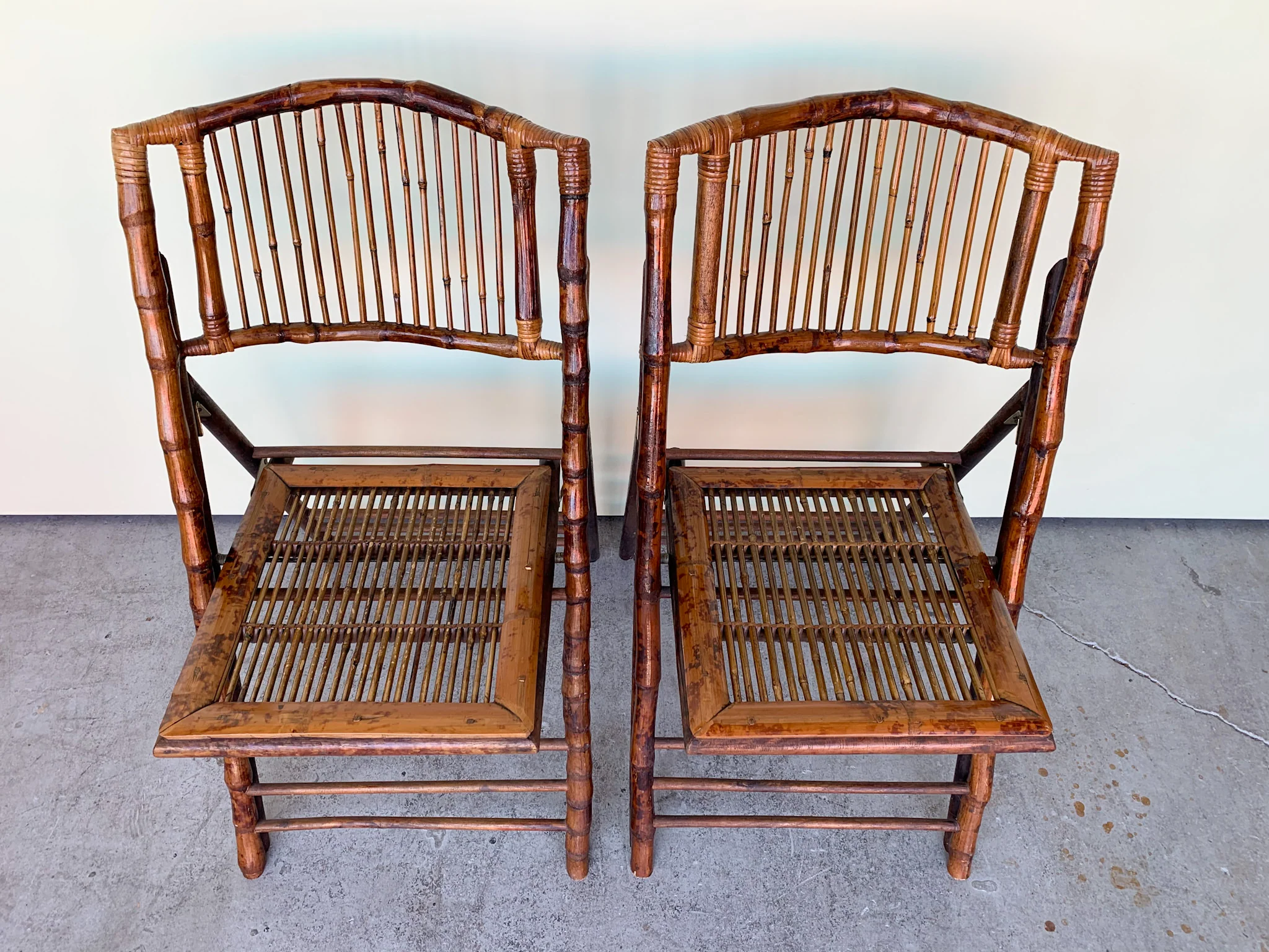 Folding Bamboo Chairs - Image 2