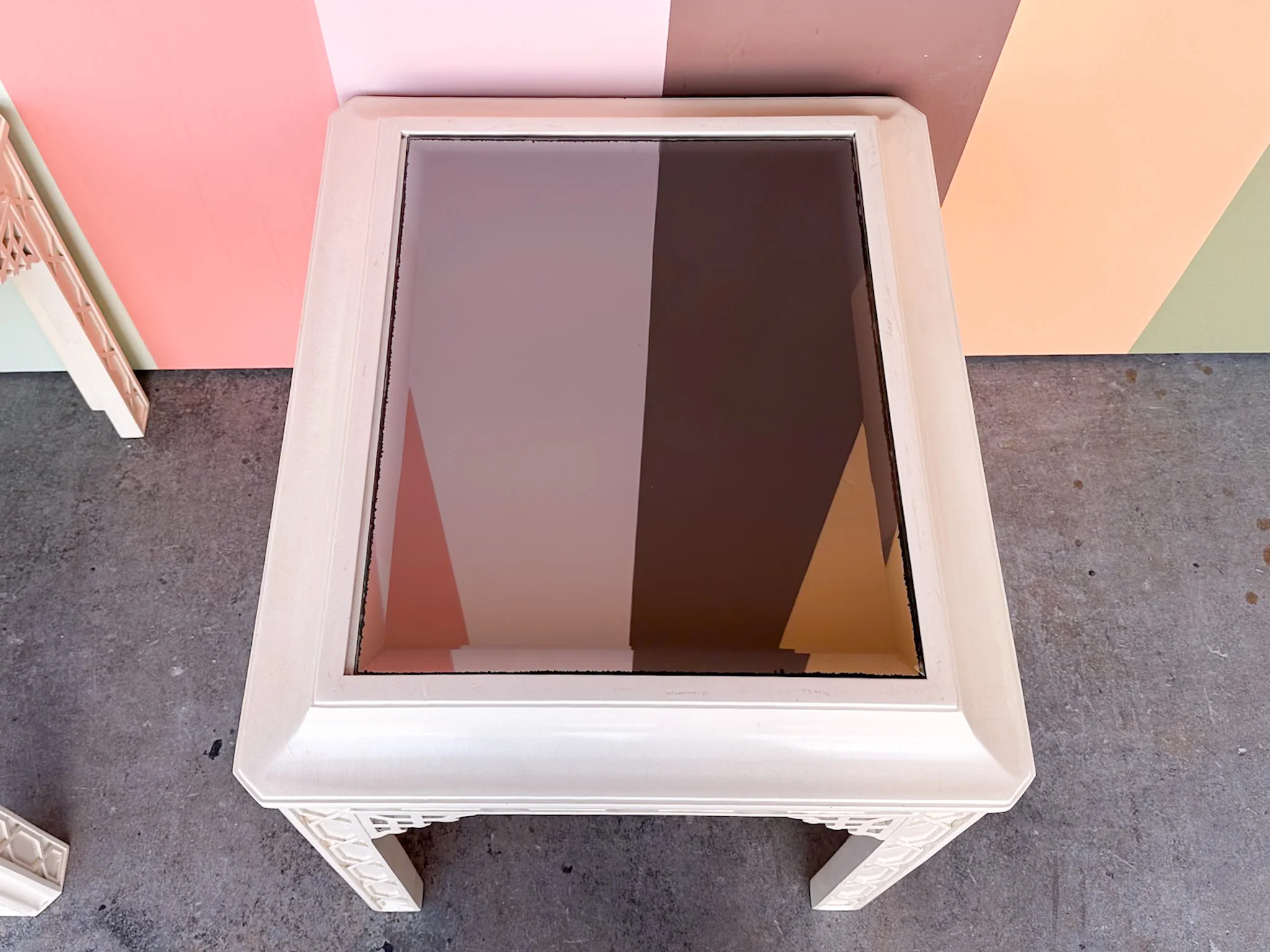 Pair of Fretwork Side Tables - Image 6