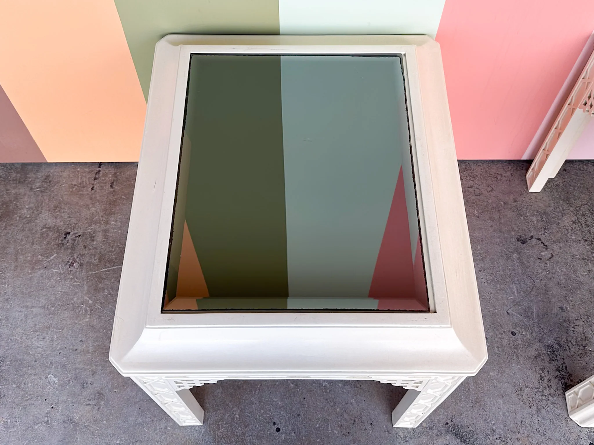 Pair of Fretwork Side Tables - Image 7