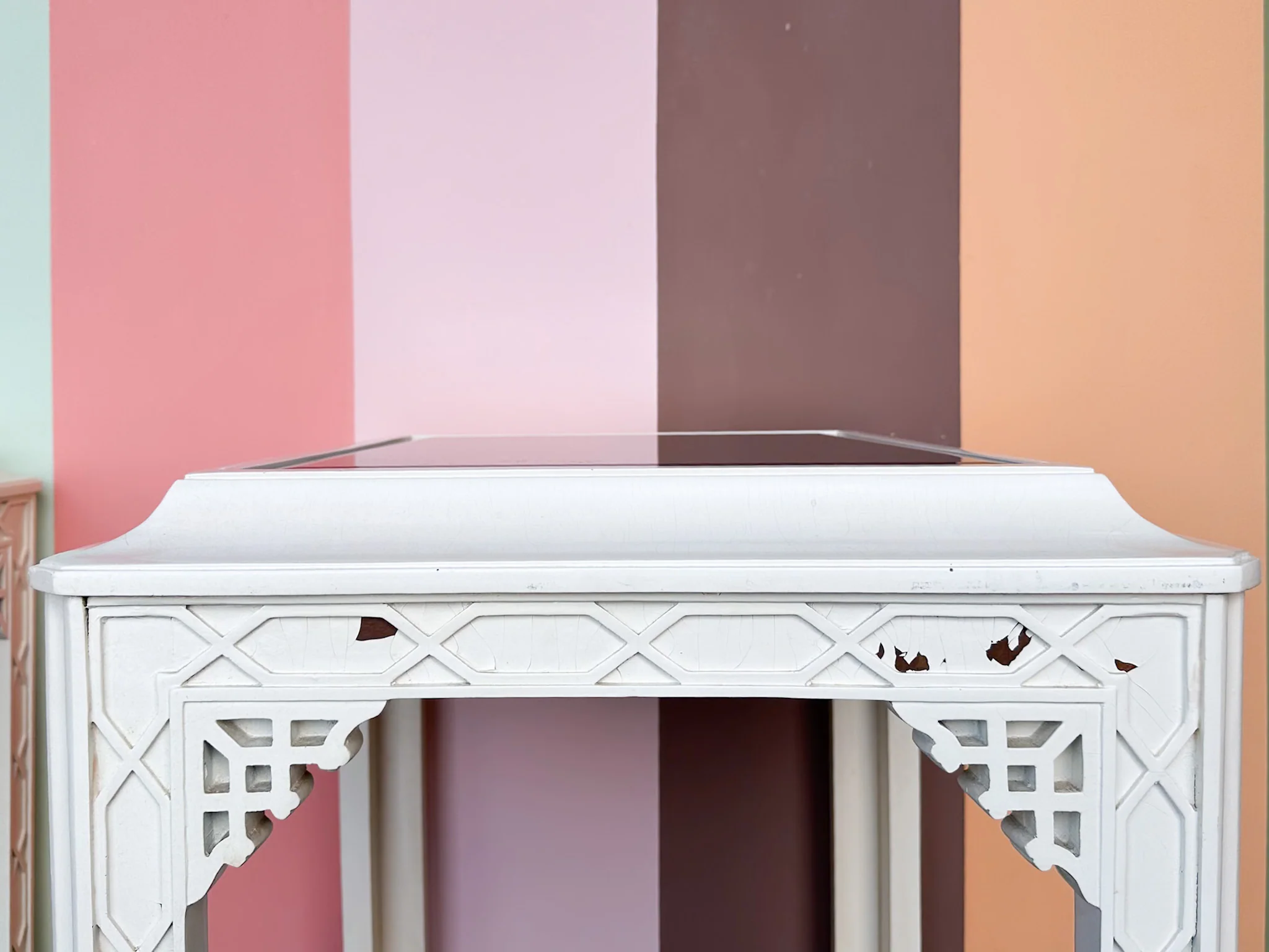 Pair of Fretwork Side Tables - Image 8