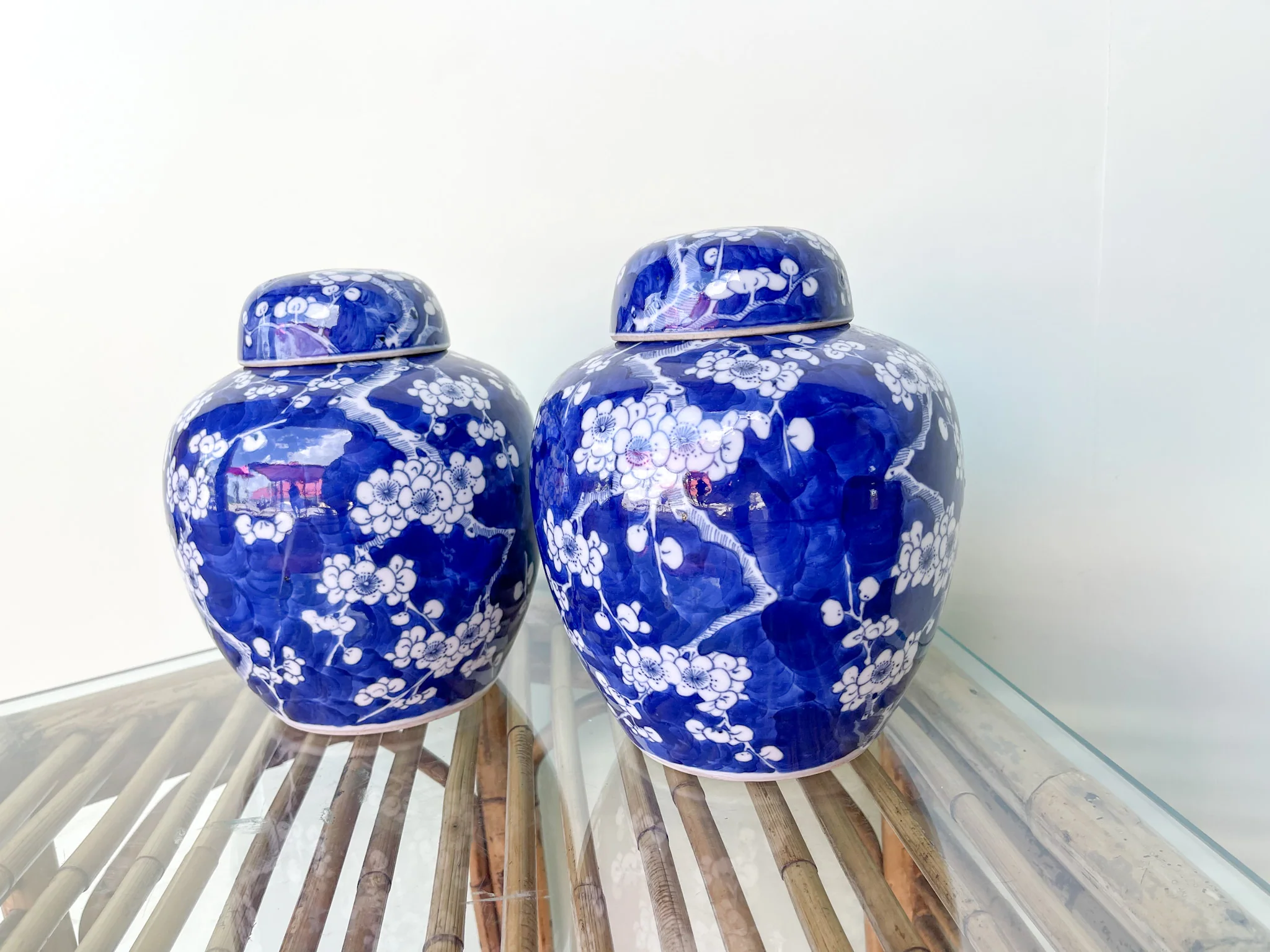 Pair of Royal Blue Ginger Jars - Image 4
