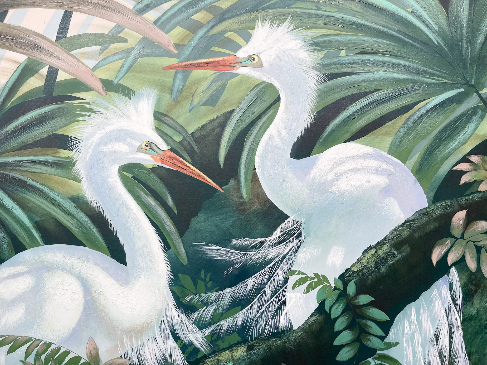 Pair of Herons Original Art - Image 6