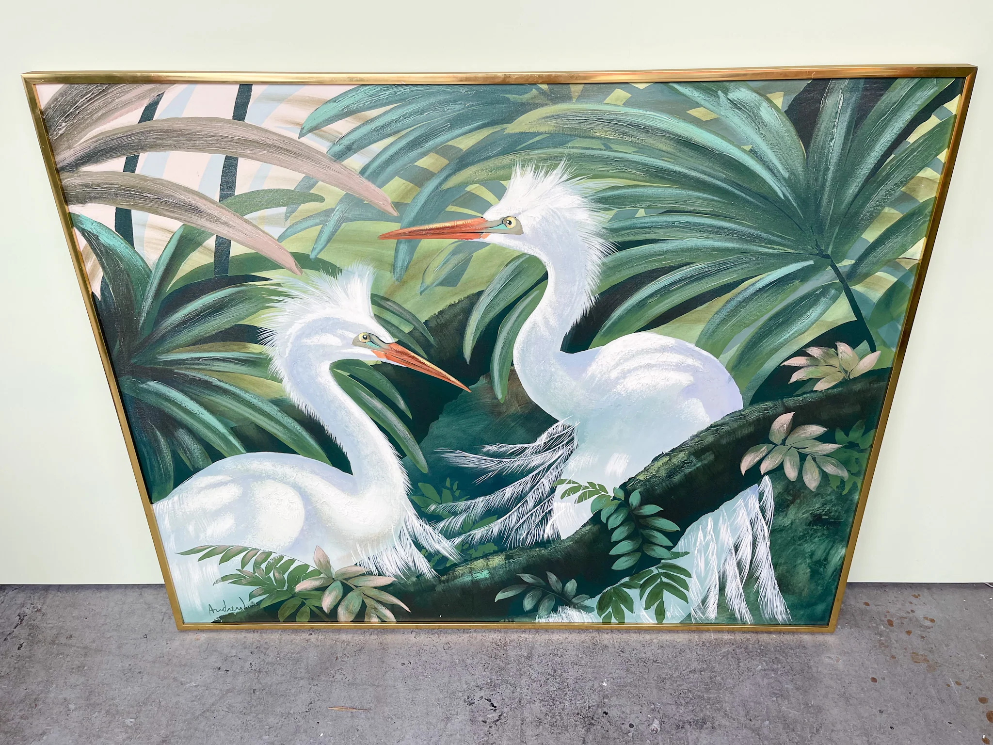 Pair of Herons Original Art - Image 7