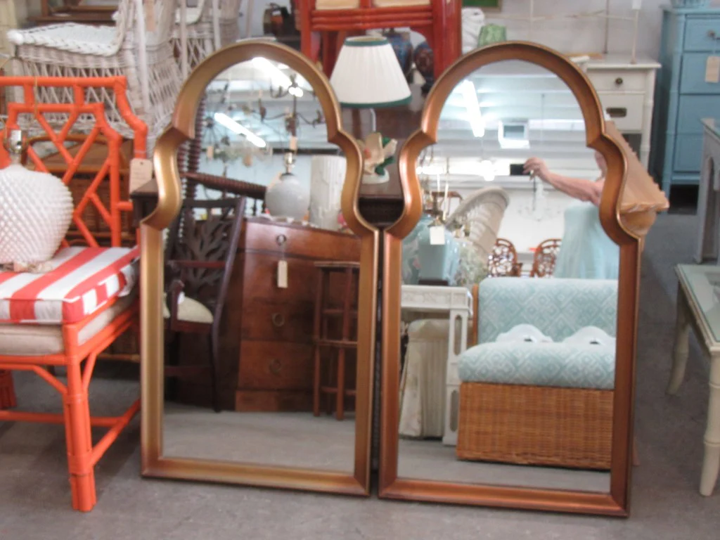 Pair of Hollywood Regency Mirrors - Image 2