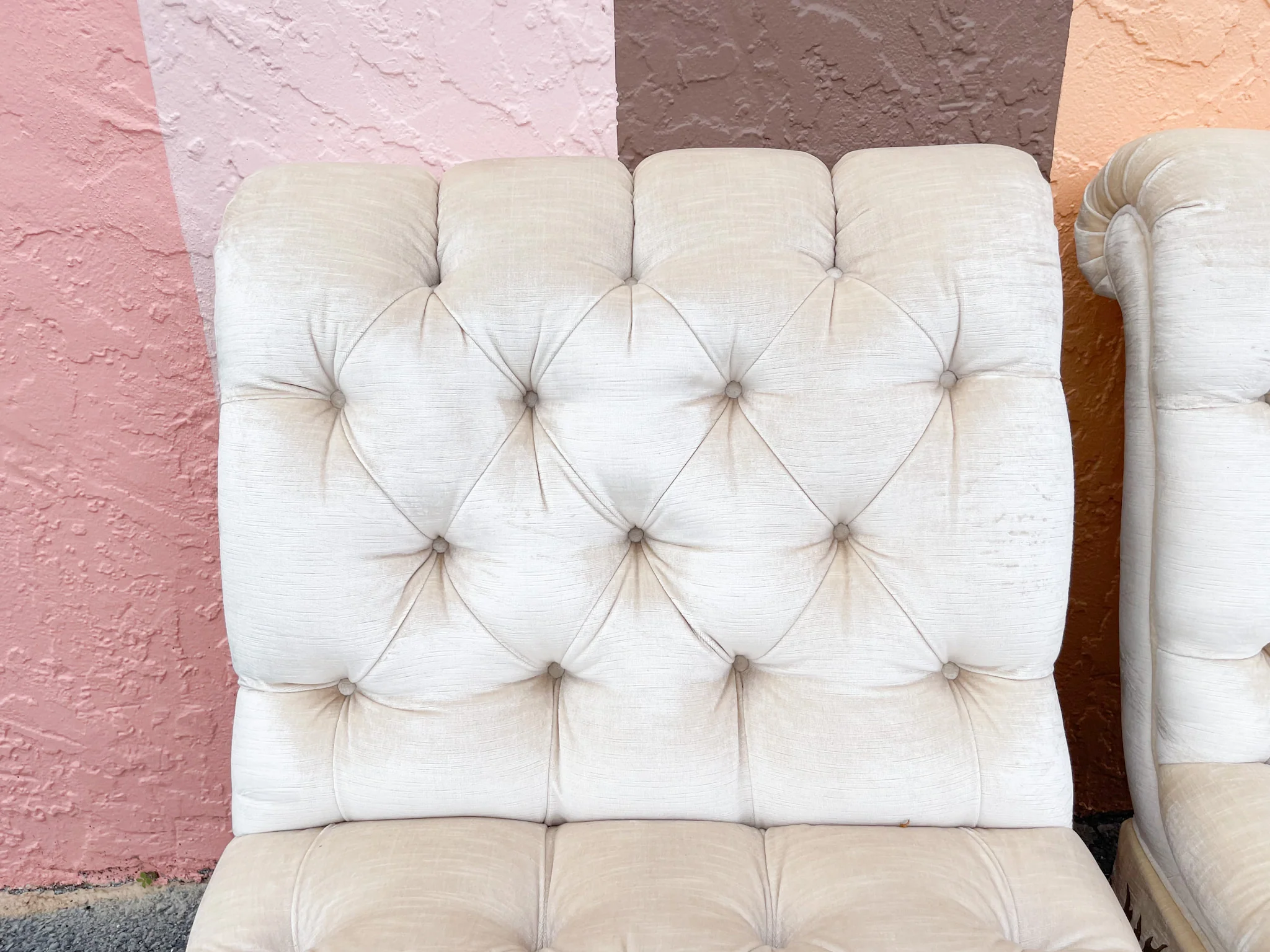Pair of Hollywood Regency Slipper Chairs - Image 4