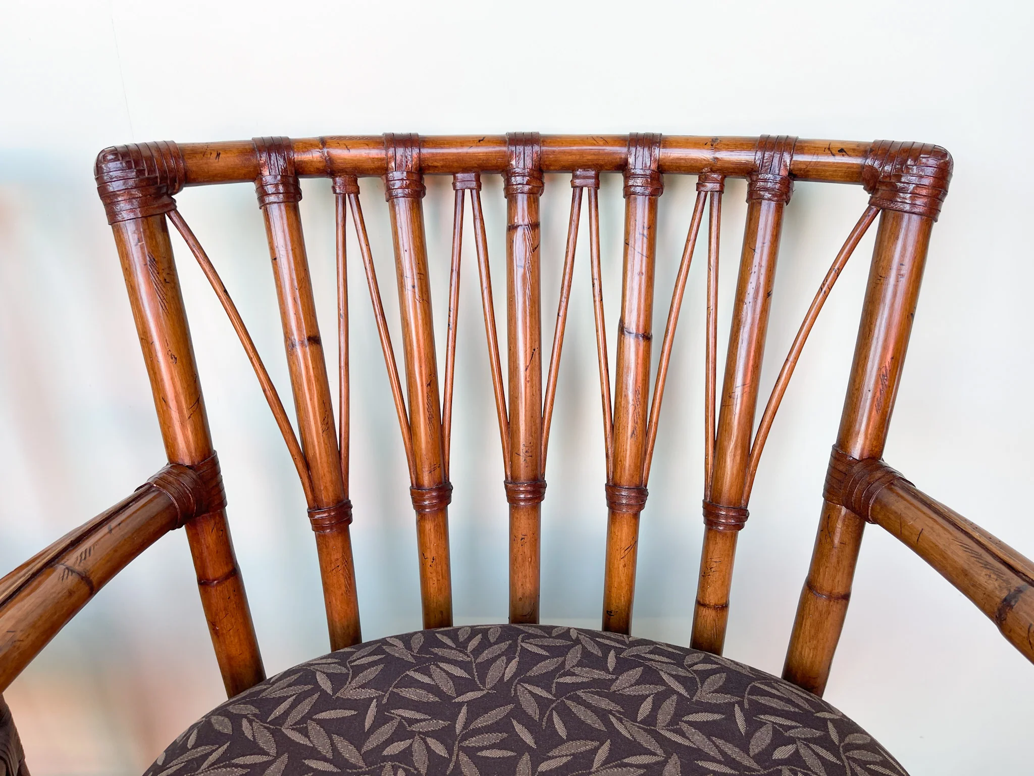 Pair of Island Chic Rattan Chairs - Image 3