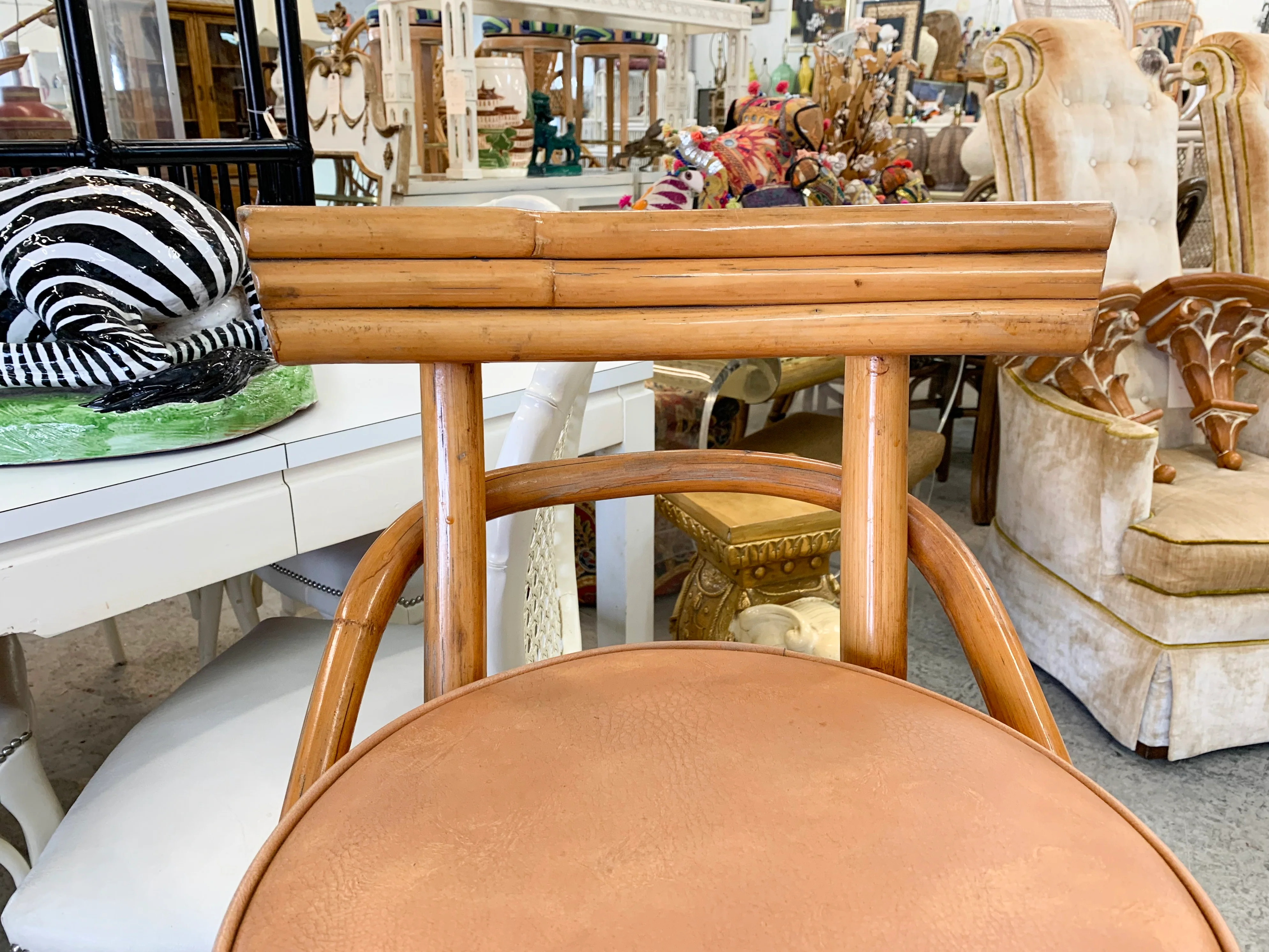 Pair of Island Style Bar Stools - Image 3