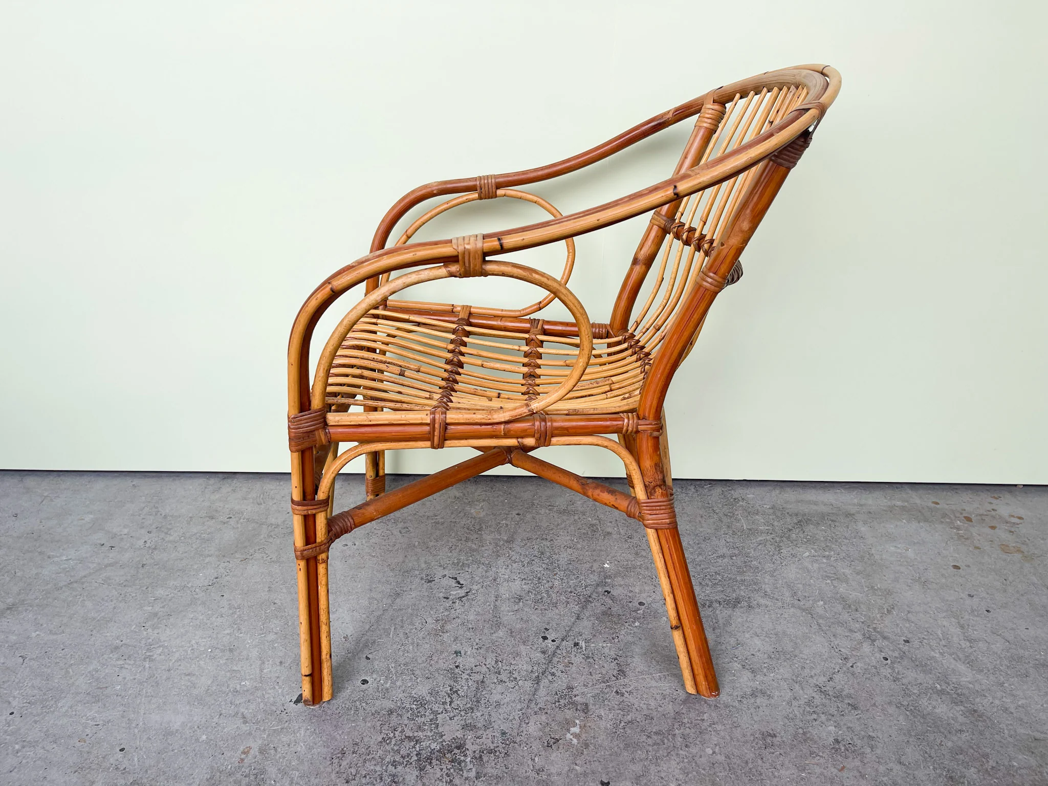 Pair of Island Style Rattan Chairs - Image 3