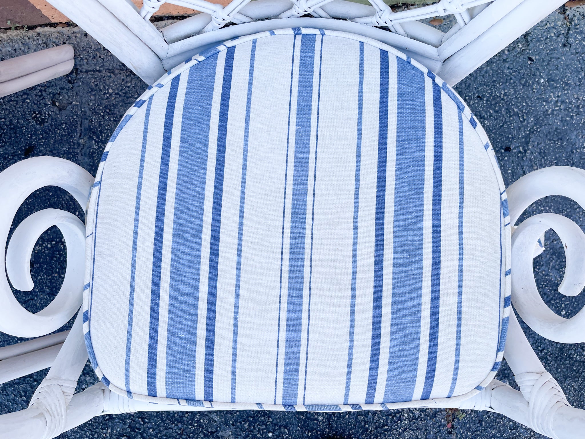 Pair of Island Whimsy Rattan Balloon Back Chairs - Image 9