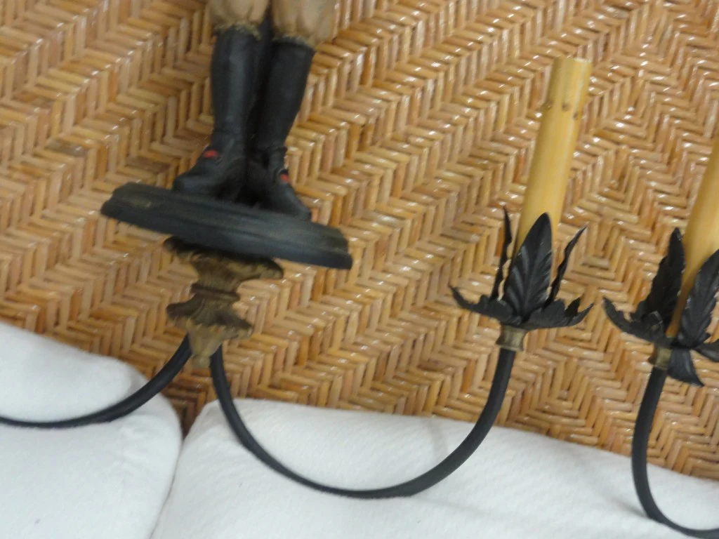 Pair of Large Palm Monkey Sconces - Image 10