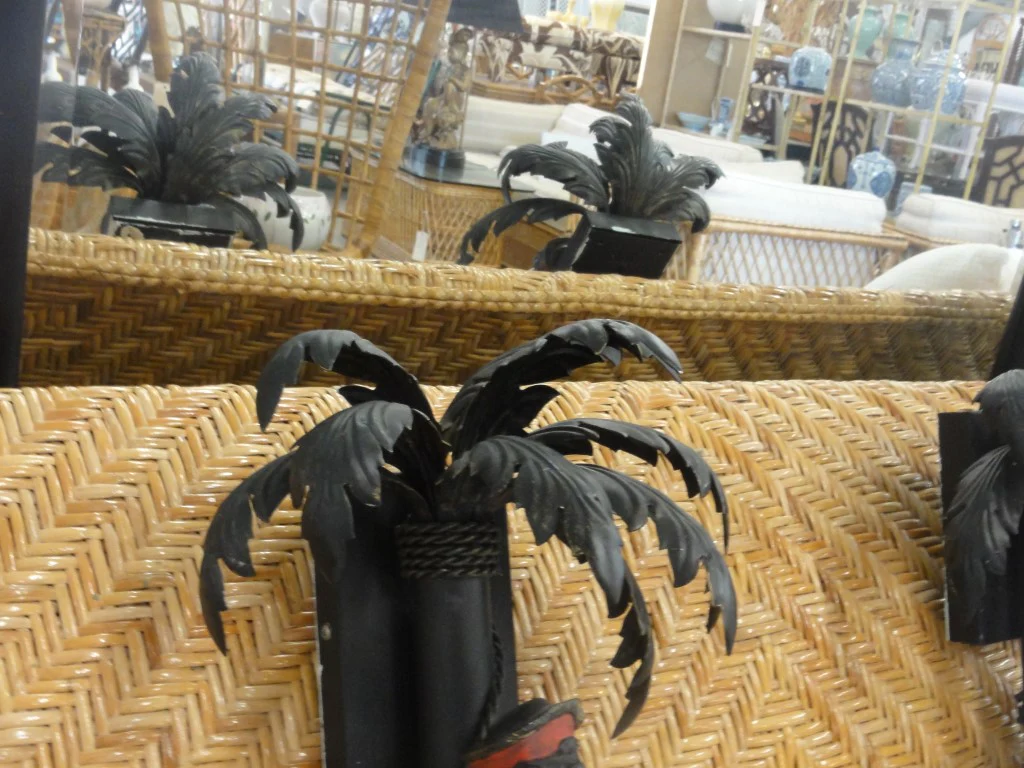Pair of Large Palm Monkey Sconces - Image 8