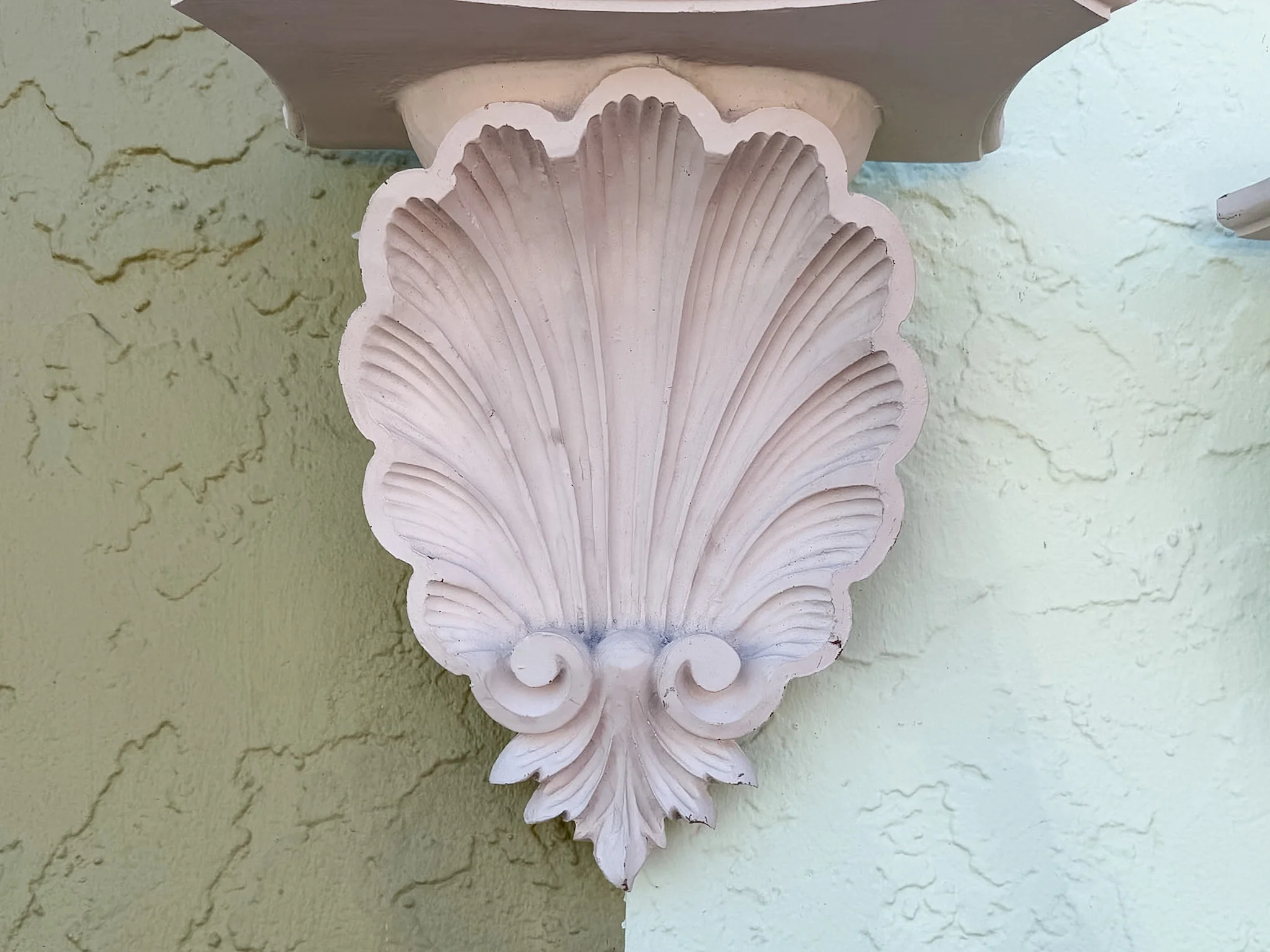 Pair of Large Shell Wall Shelves - Image 3