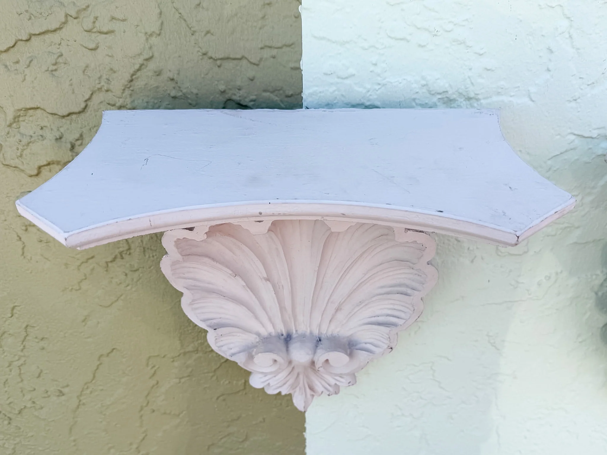 Pair of Large Shell Wall Shelves - Image 5