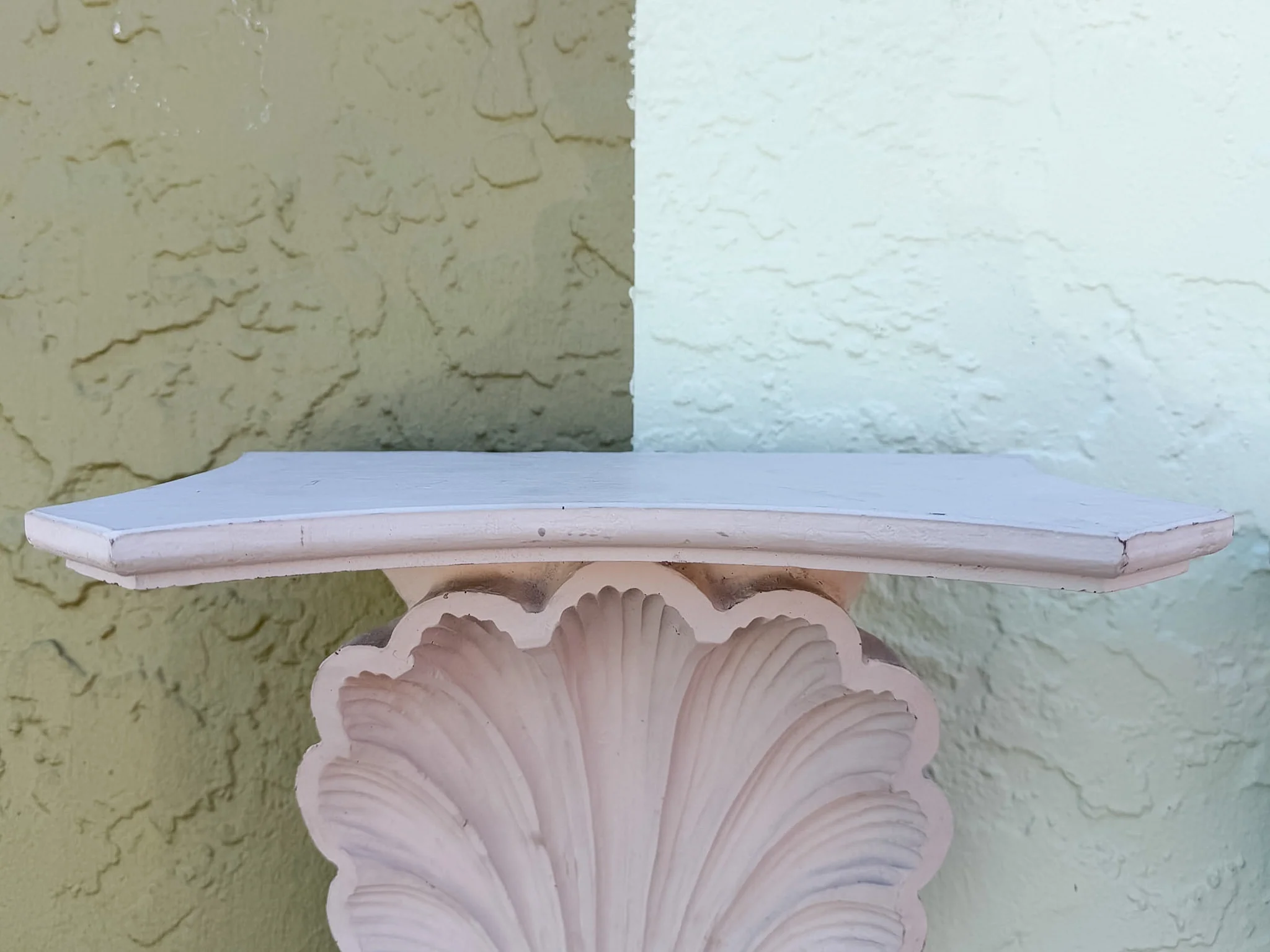 Pair of Large Shell Wall Shelves - Image 7