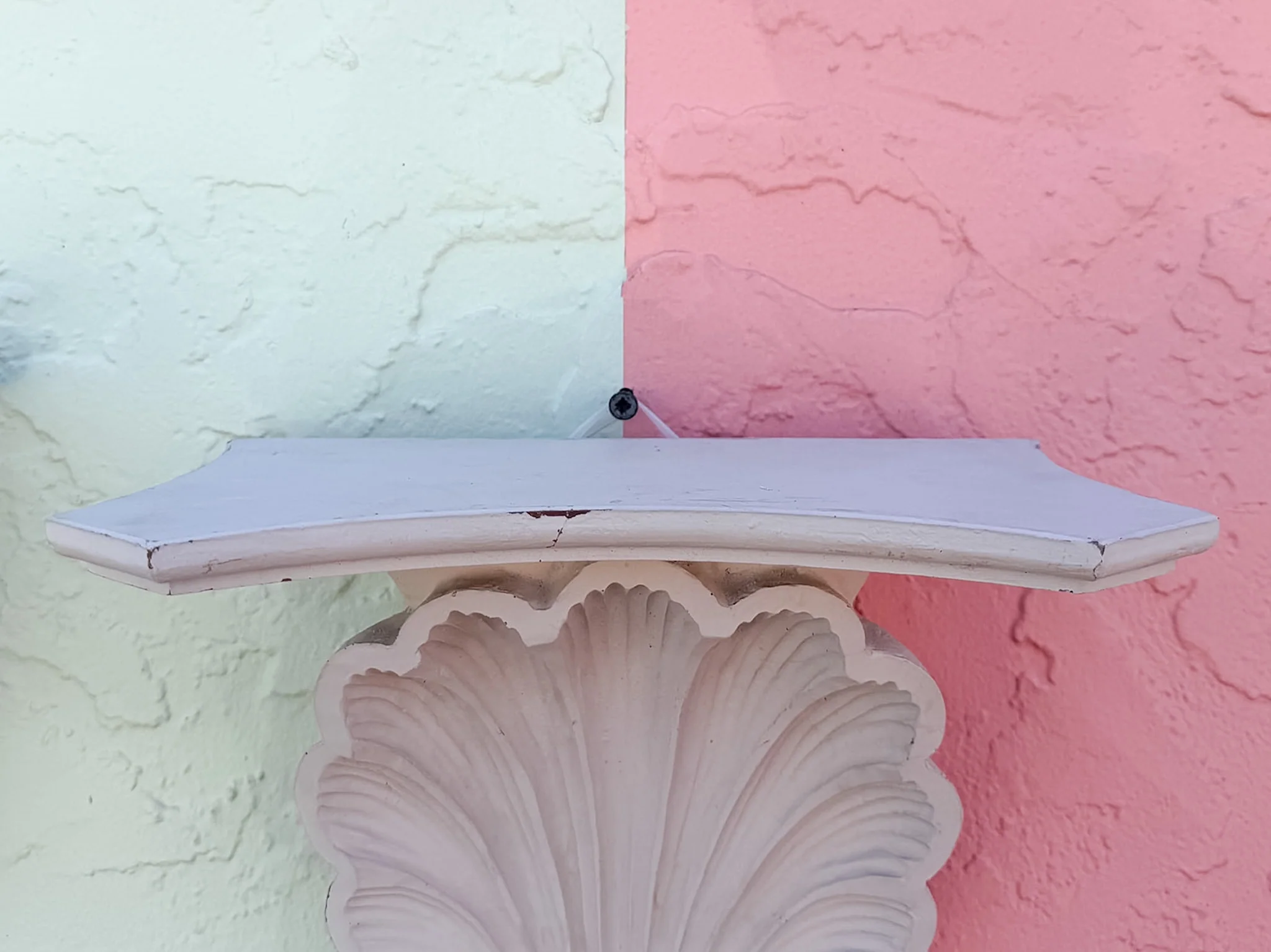Pair of Large Shell Wall Shelves - Image 8