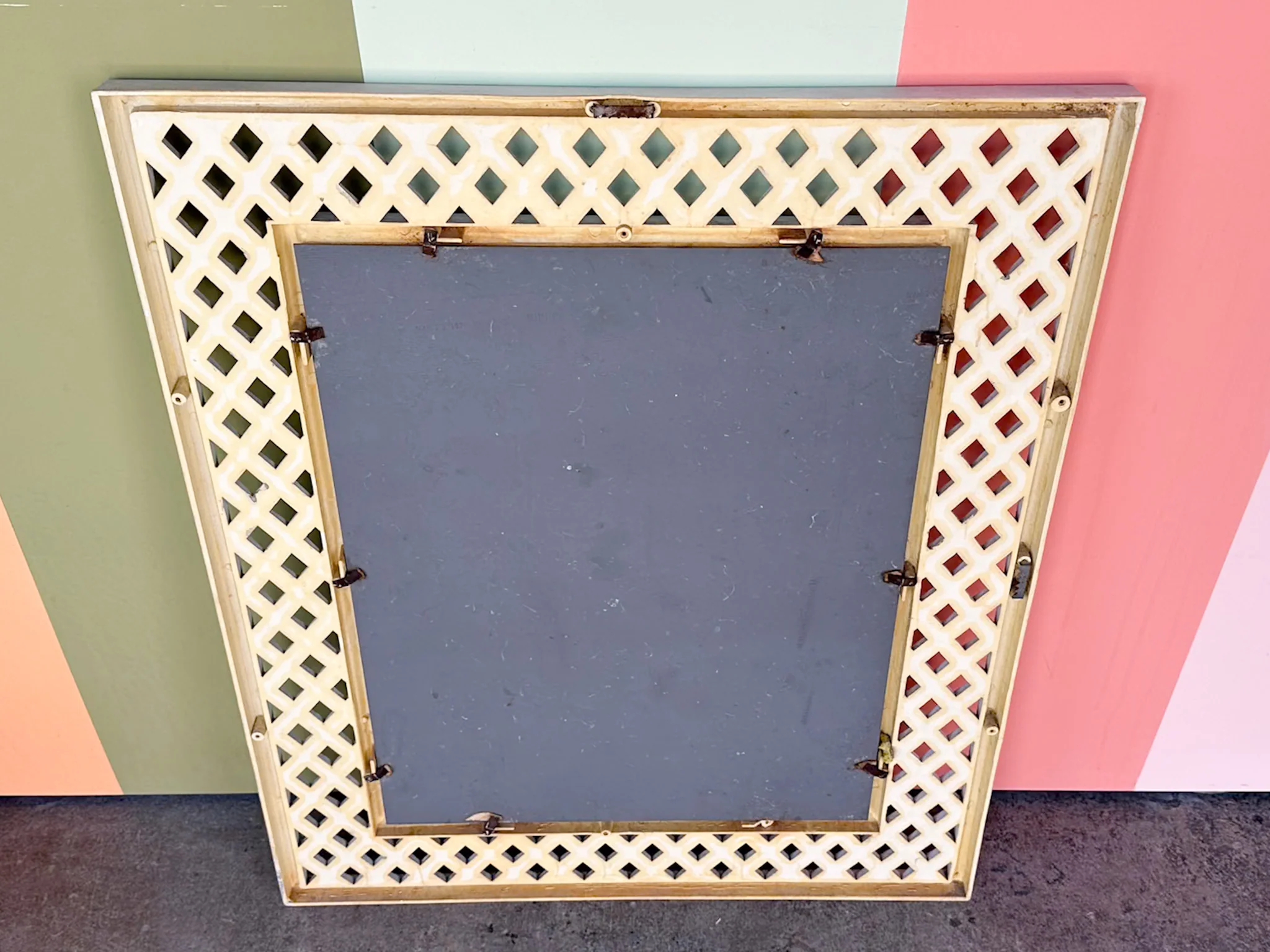 Pair of Lattice Love Mirrors - Image 11