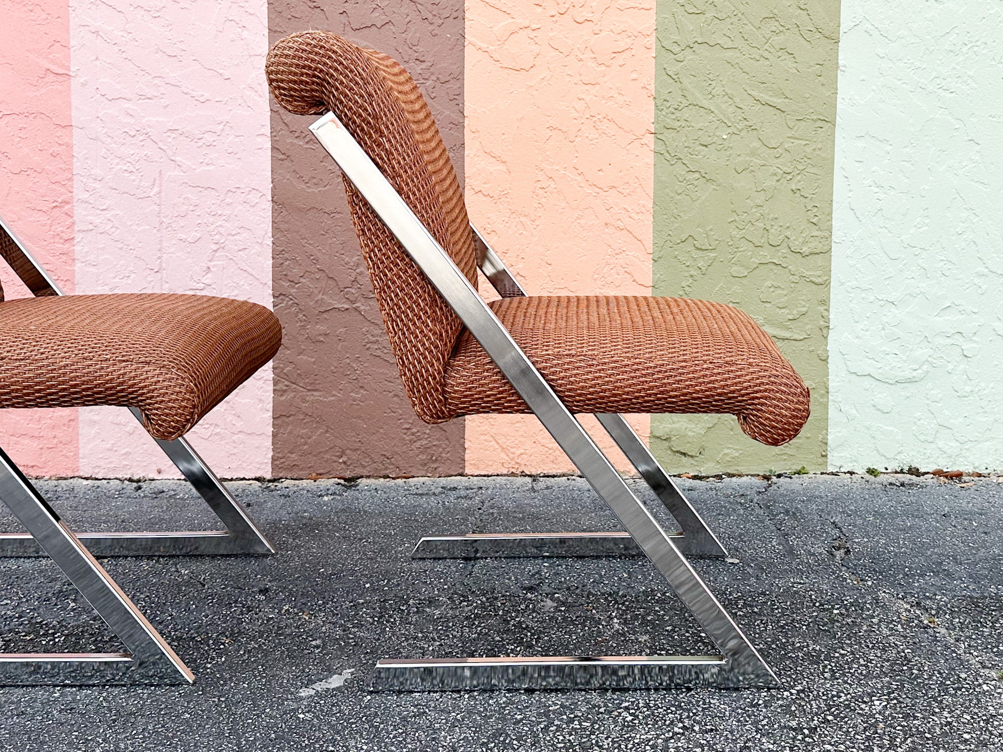 Pair of MCM Chrome Side Chairs - Image 7