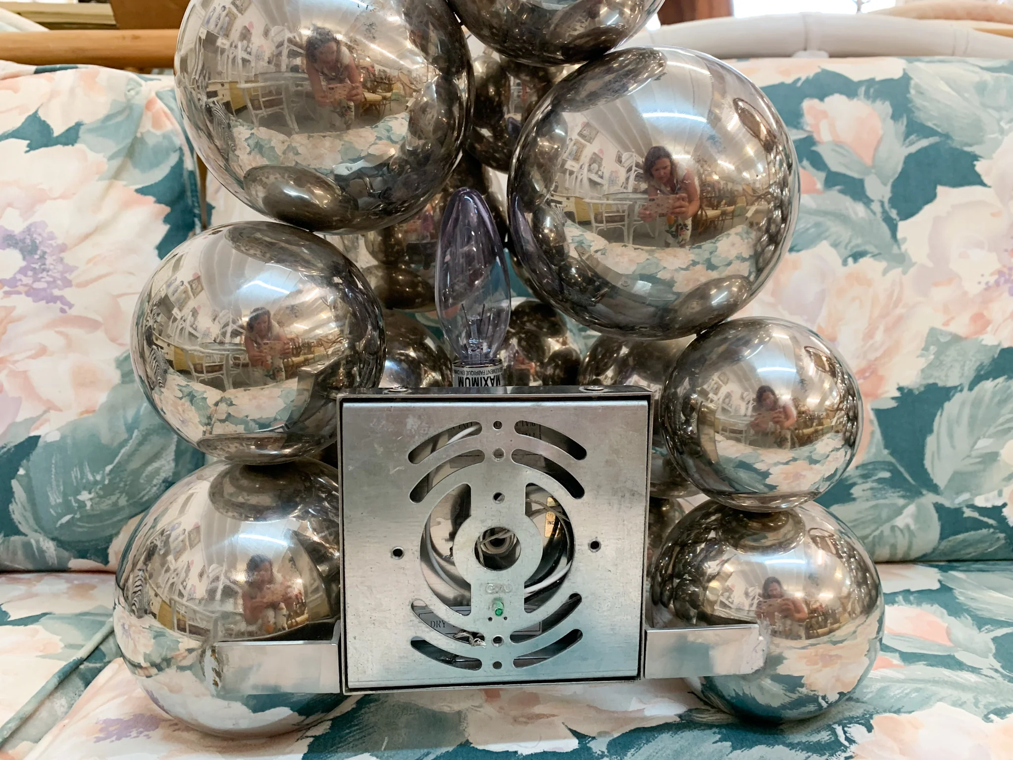 Pair of Midcentury Modern Eyeball Sconces - Image 2