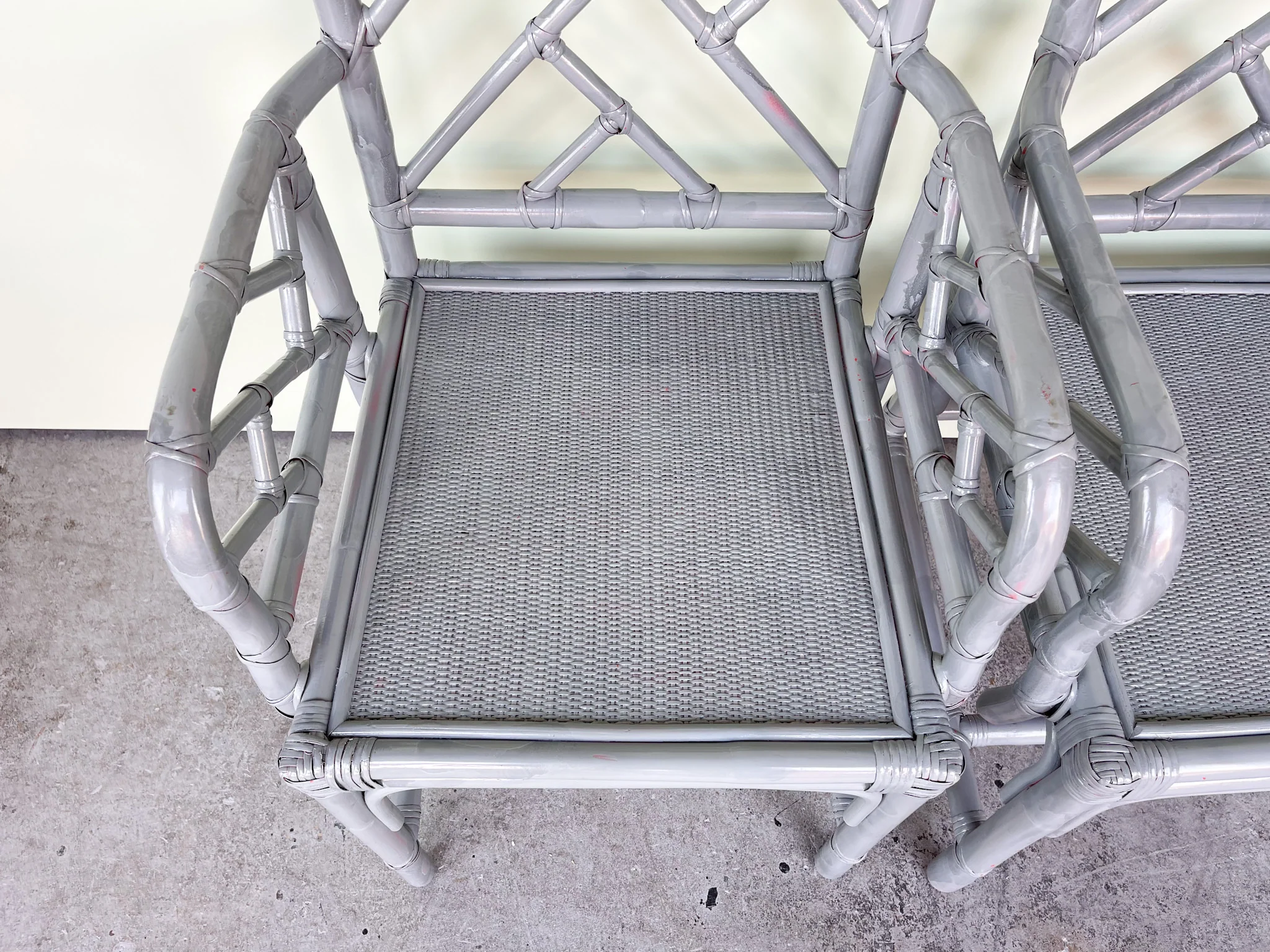 Warehouse Wednesday Sale: Pair of Modern Chippendale Arm Chairs - Image 4