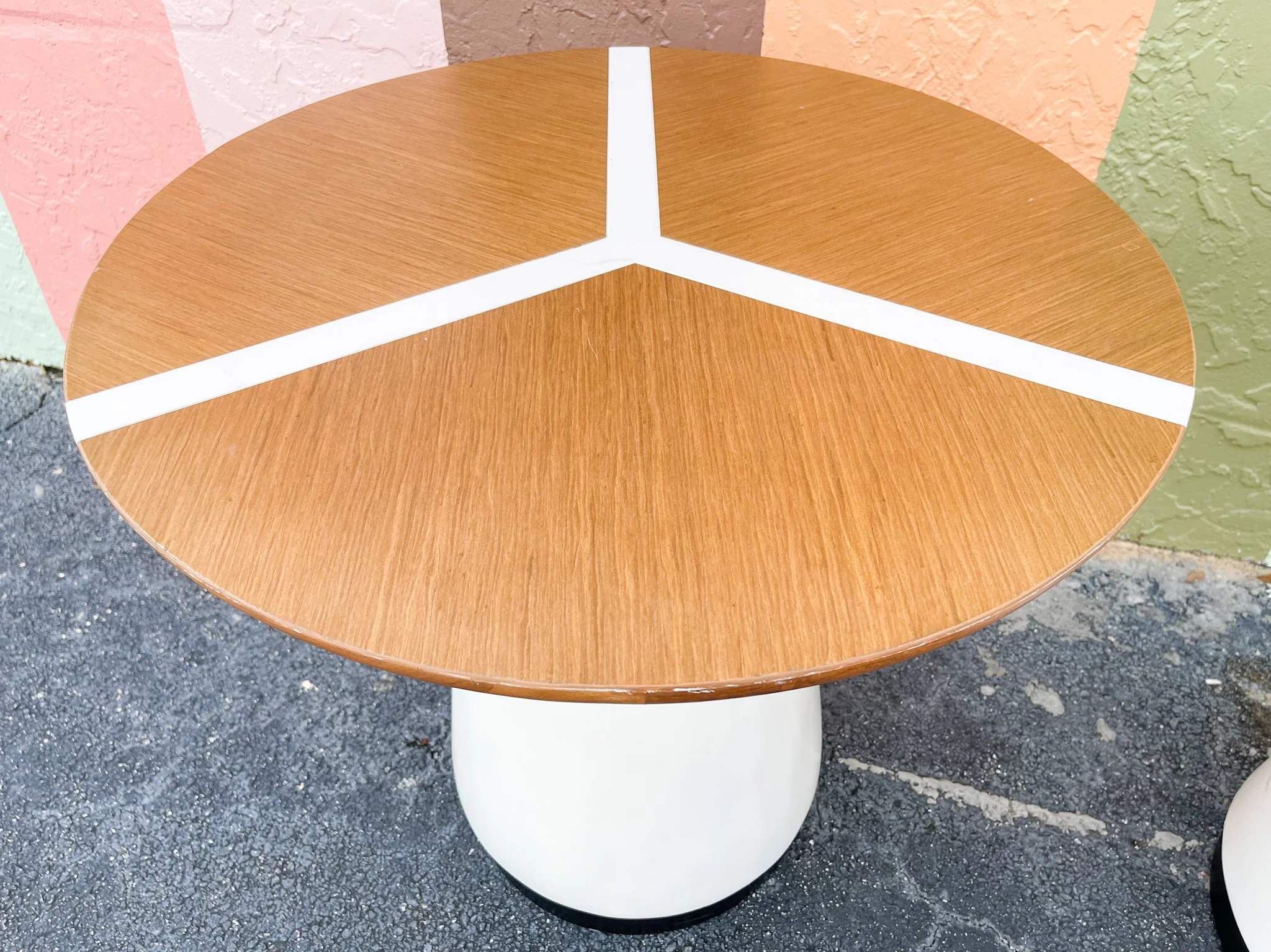 Pair of Modern Peace Sign Tables - Image 8